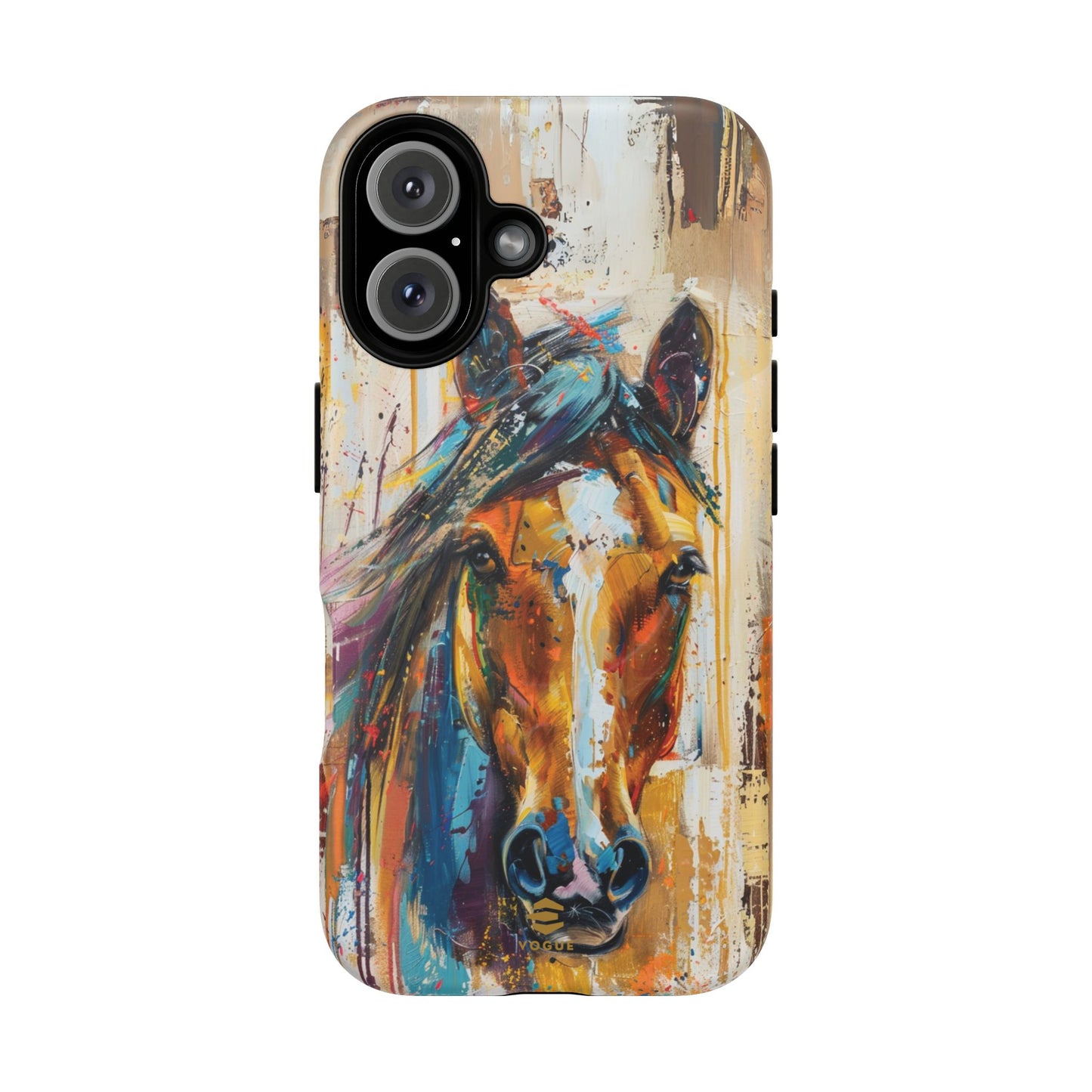 Horse Art iPhone Magsafe Phone Case Brown