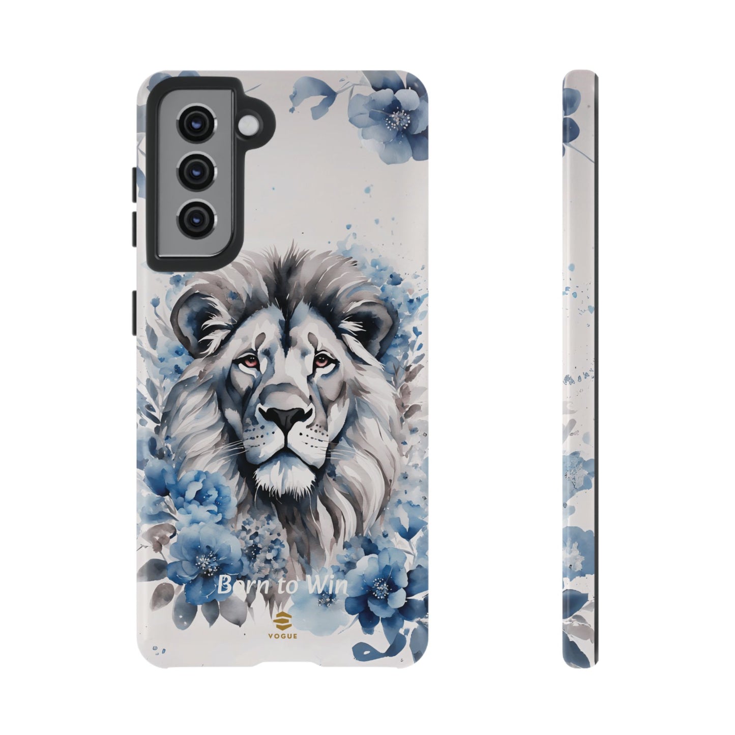 Lion Born to Win Samsung Galaxy Tough Phone Case
