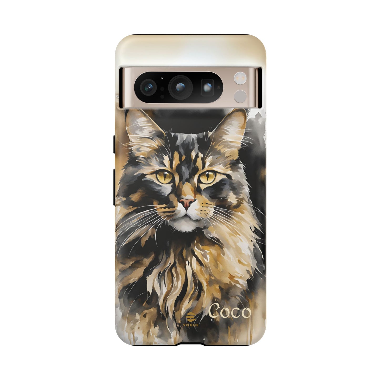 Custom Meow Cat Google Pixel Tough Phone Case
