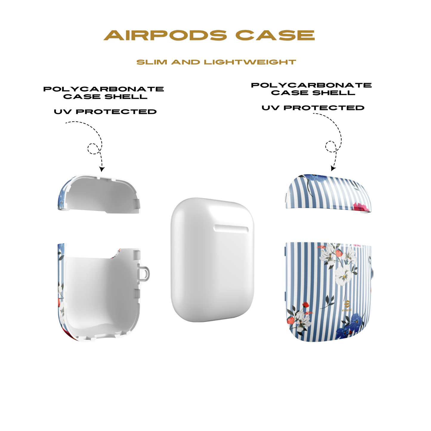 AirPod-Hüllen „Denim Bouquet“