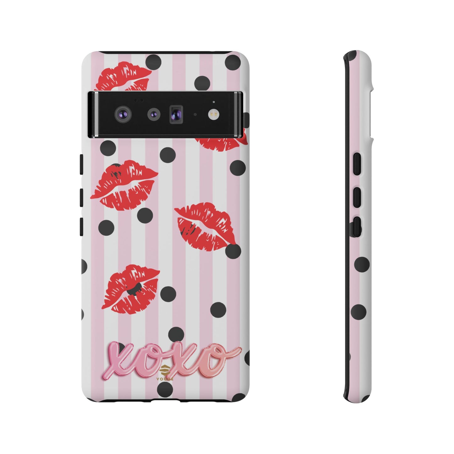 Berry Kiss Phone Case Valentine's day gift for her Google Pixel Tough case