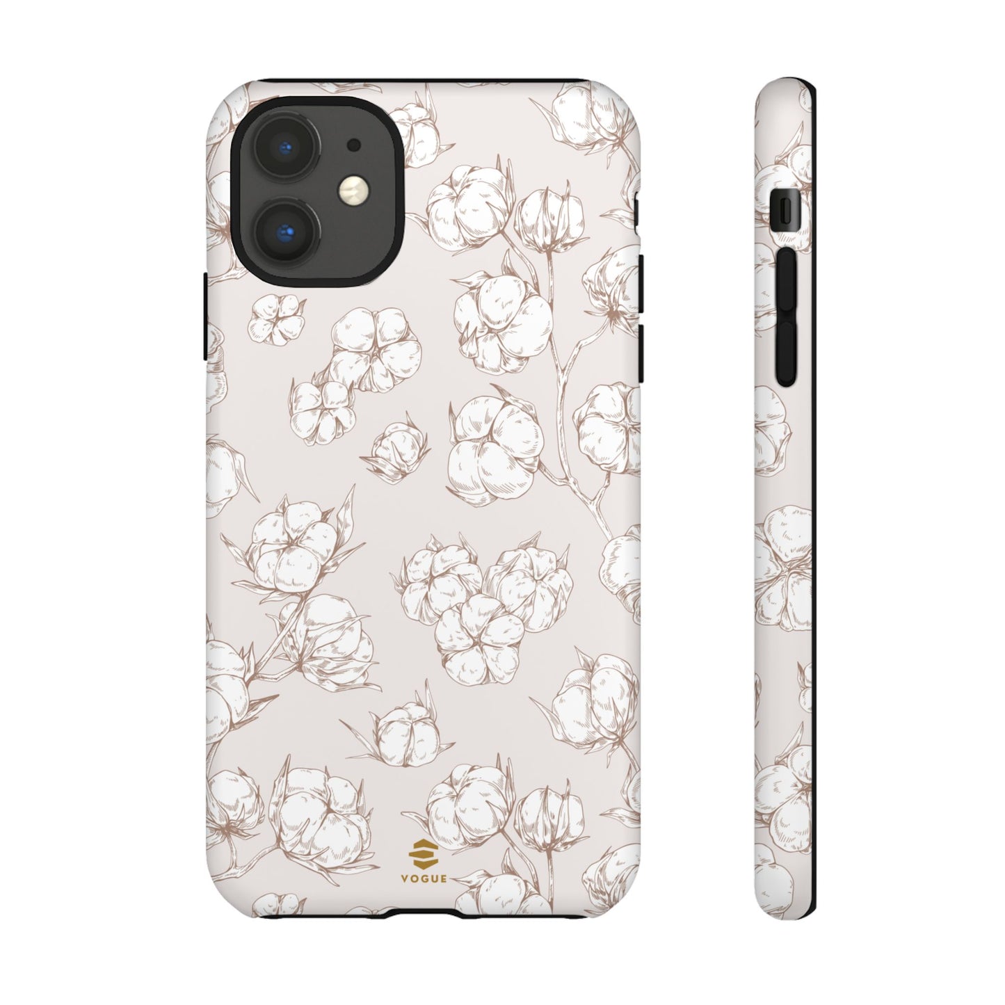 Funda para iPhone con diseño de campo de algodón