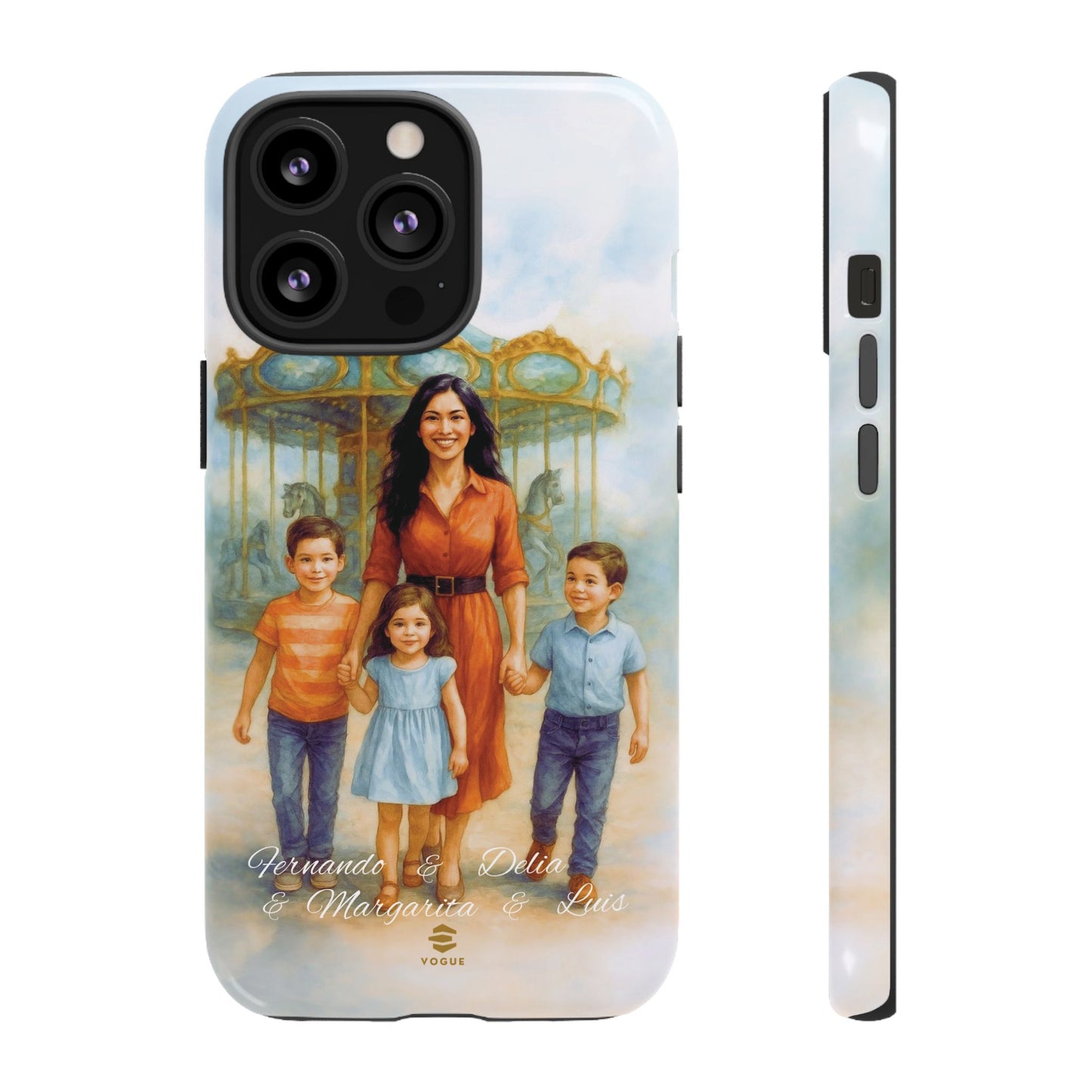 Custom Fun Family Day Phone Case for iPhone