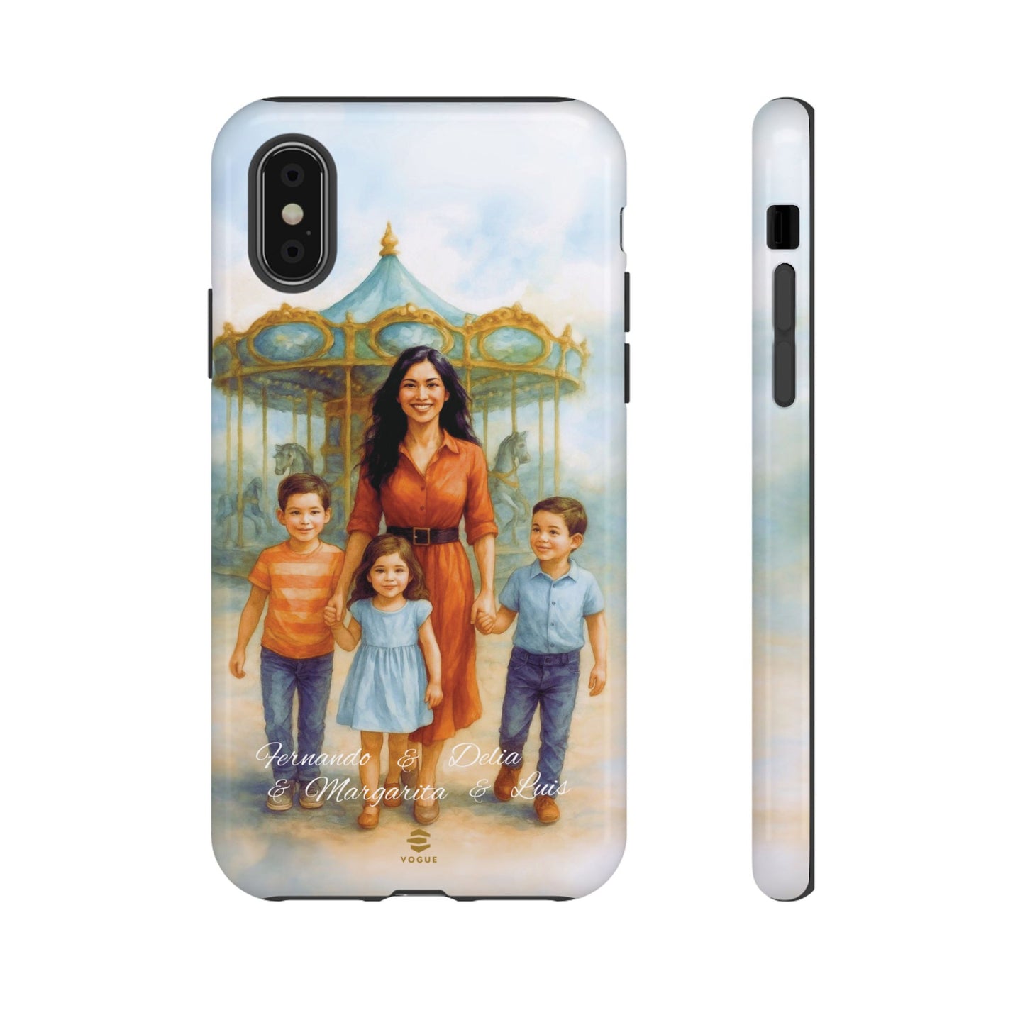 Custom Fun Family Day Phone Case for iPhone