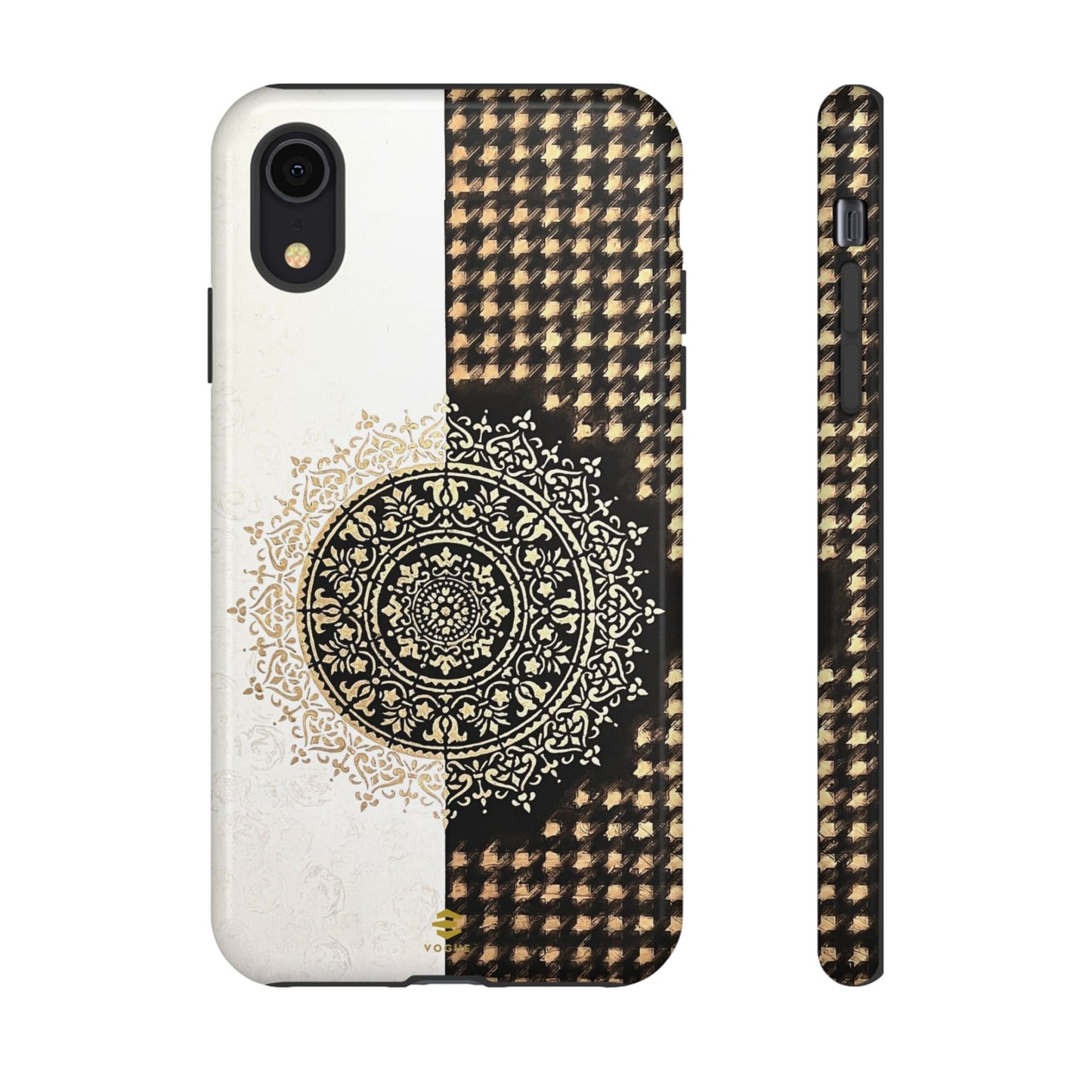 Funda para iPhone con pintura abstracta de mandala