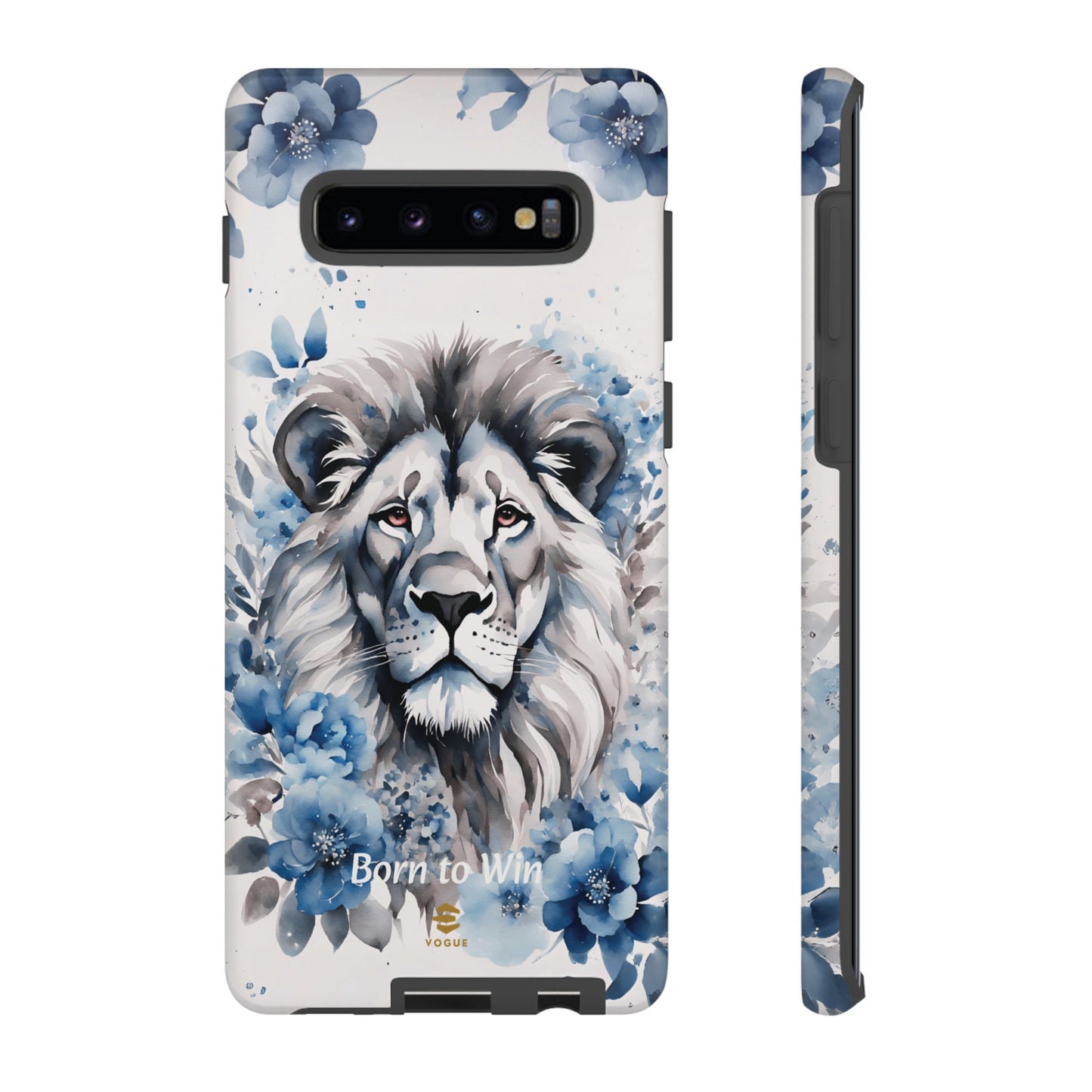 Lion Born to Win Samsung Galaxy Tough Phone Case
