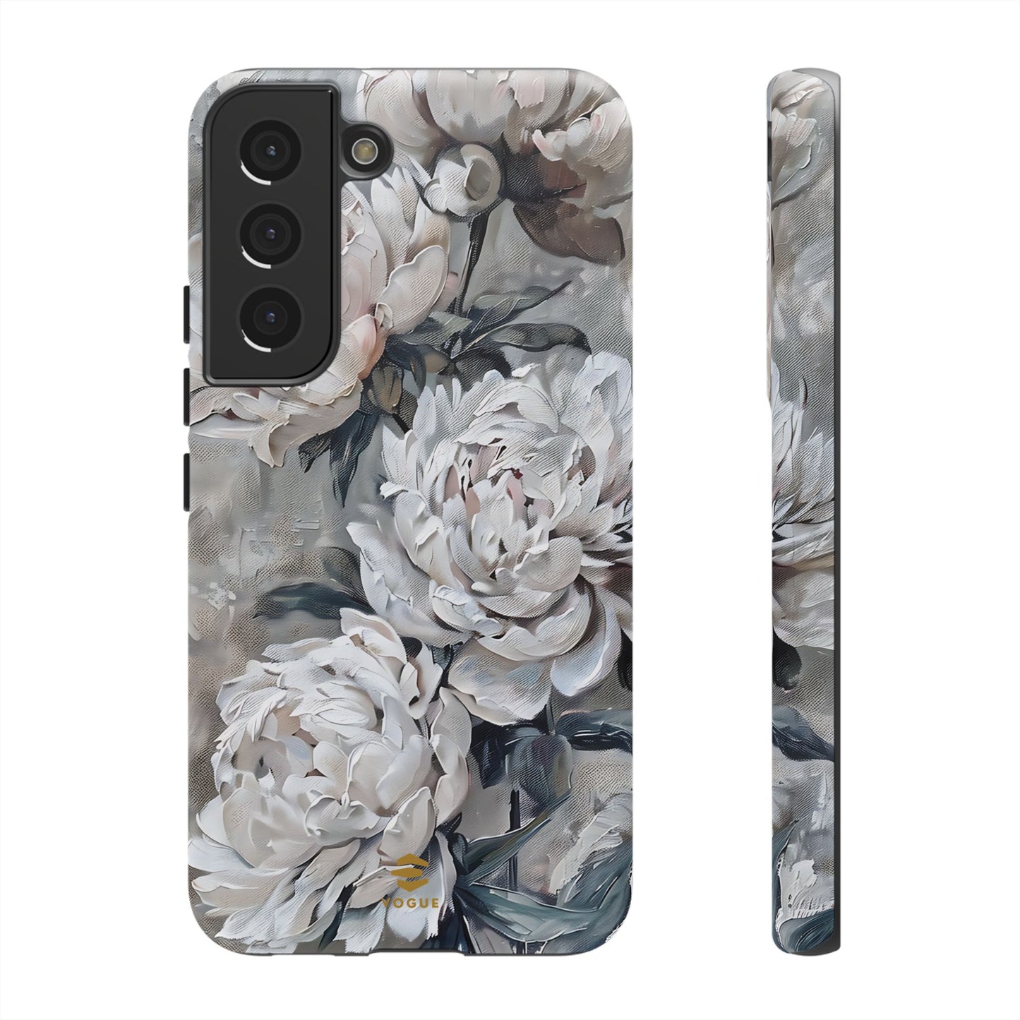 Funda para Samsung con pintura de peonías