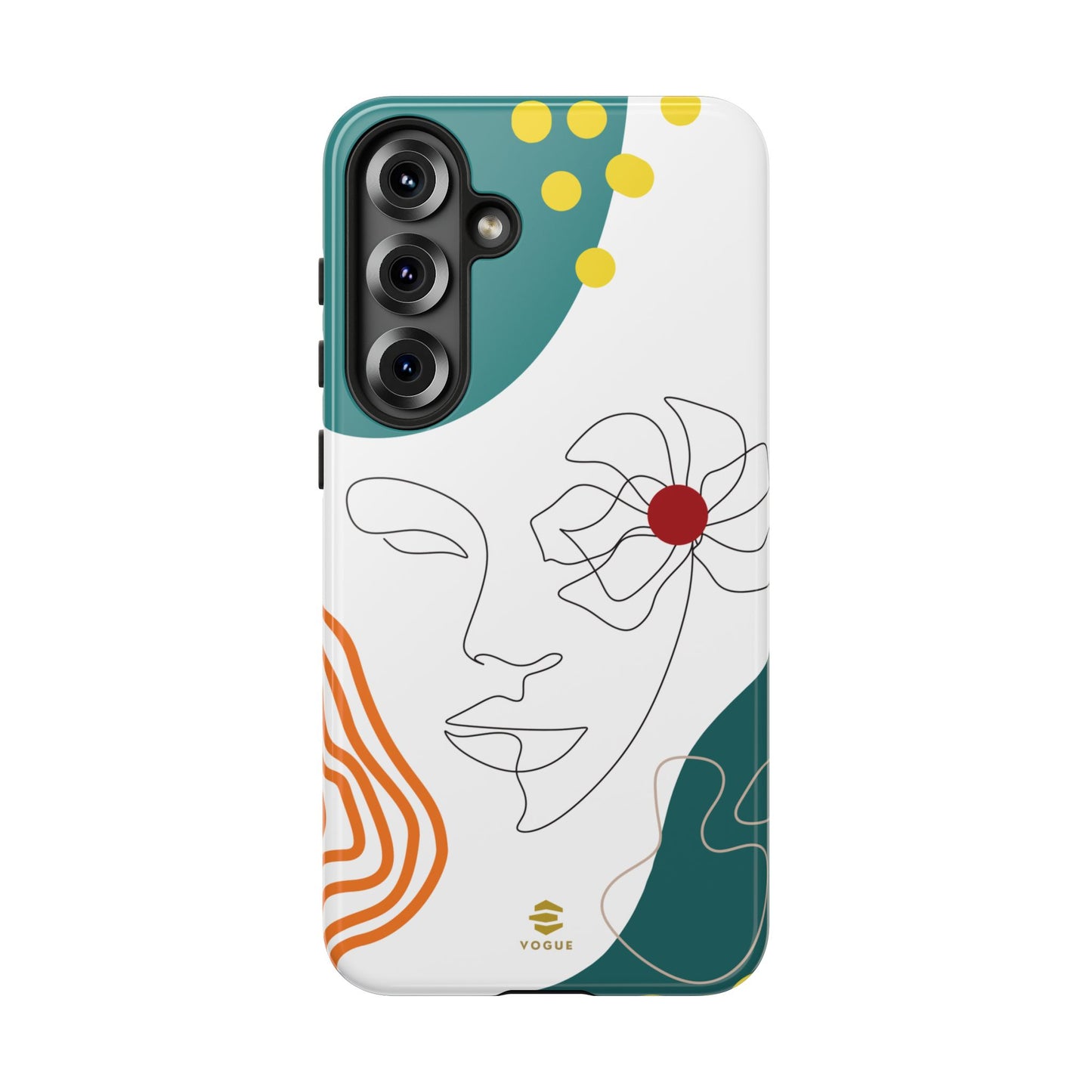 Women Face Line Art Phone Case Samsung
