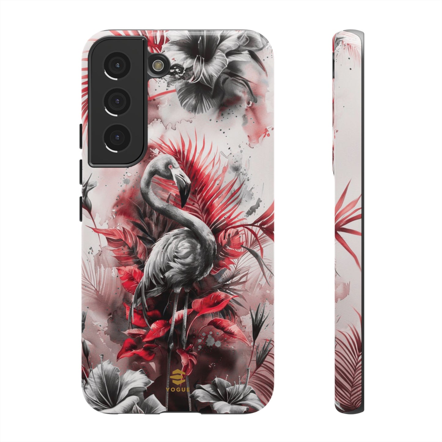 Flamingo Tropical Design Tough Phone Case Samsung
