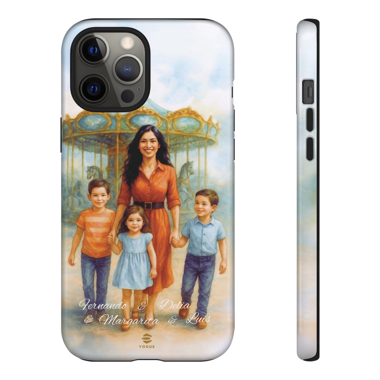 Custom Fun Family Day Phone Case for iPhone