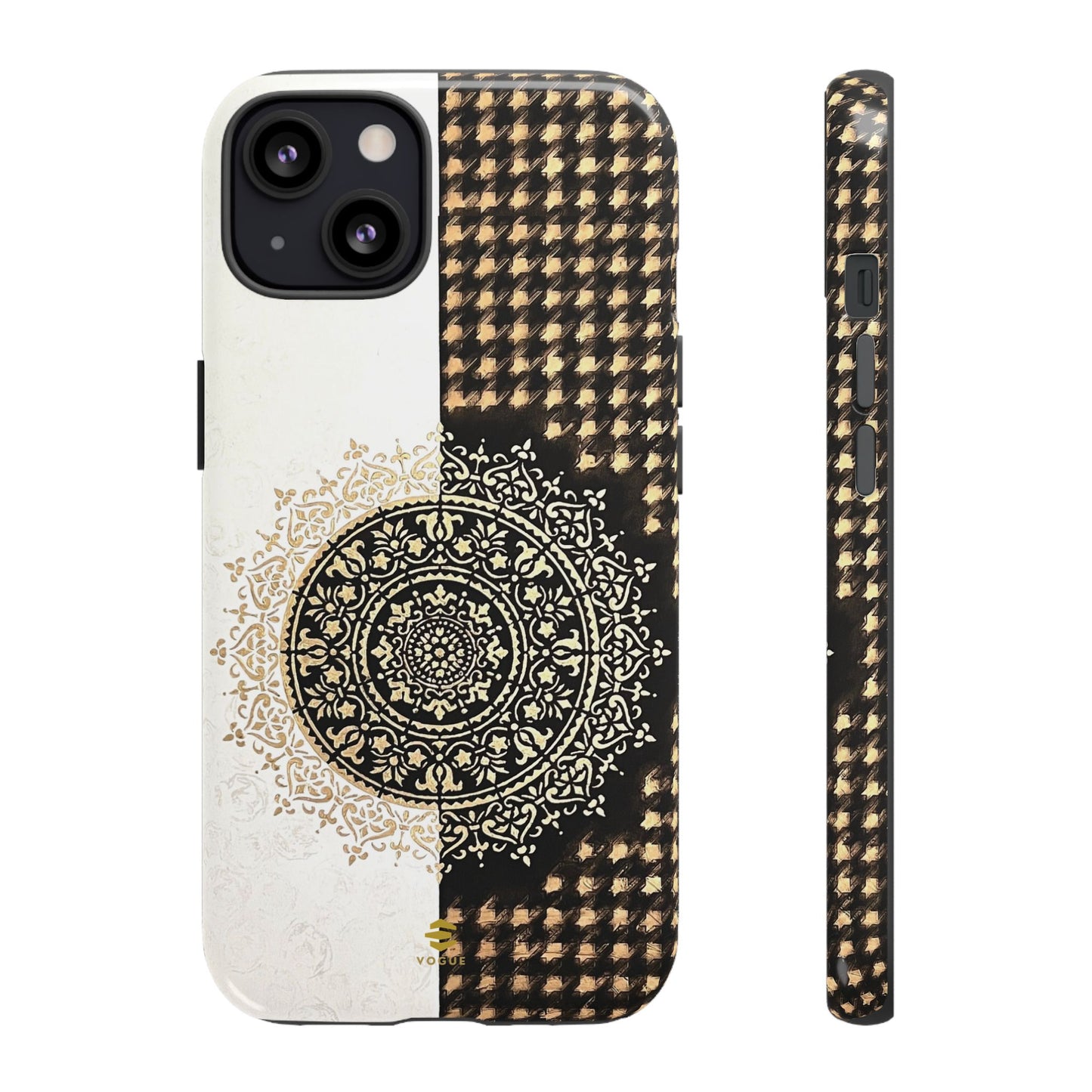 Funda para iPhone con pintura abstracta de mandala