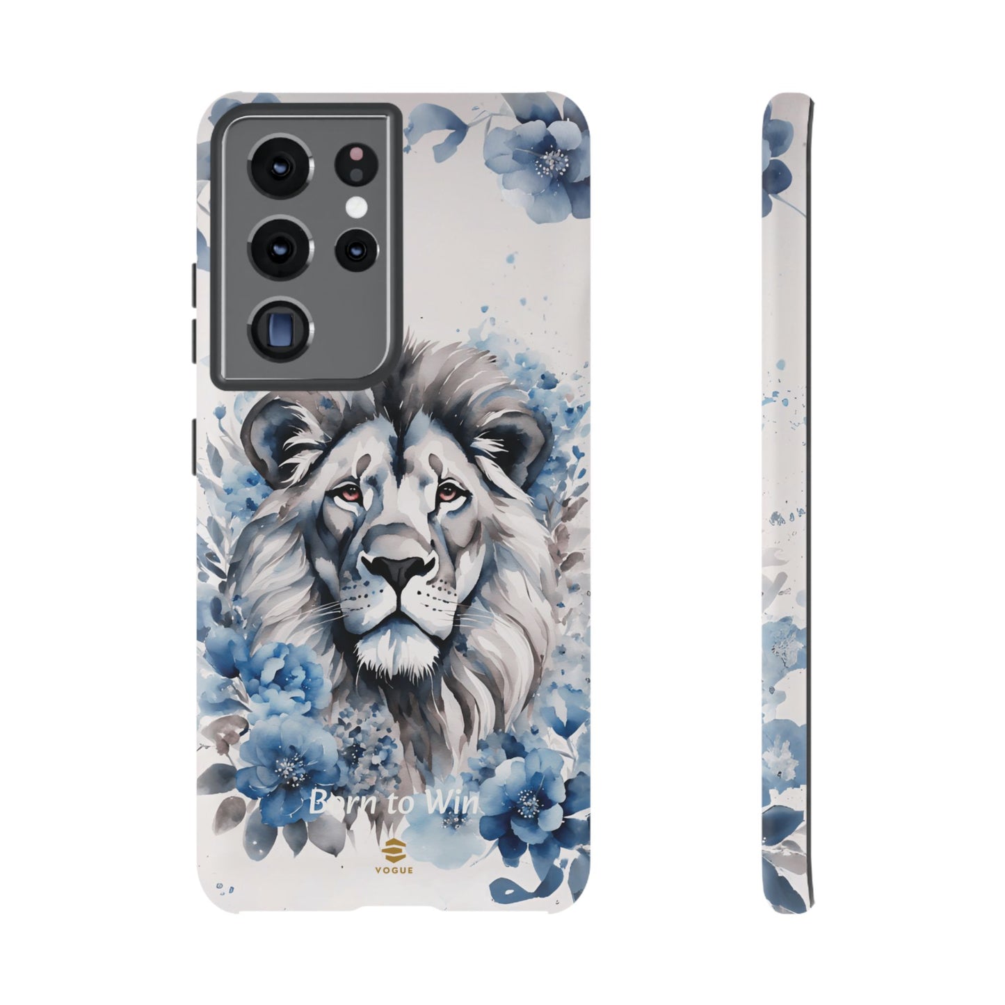 Lion Born to Win Samsung Galaxy Tough Phone Case