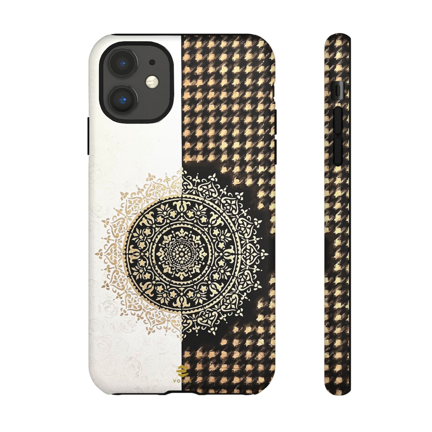 Funda para iPhone con pintura abstracta de mandala