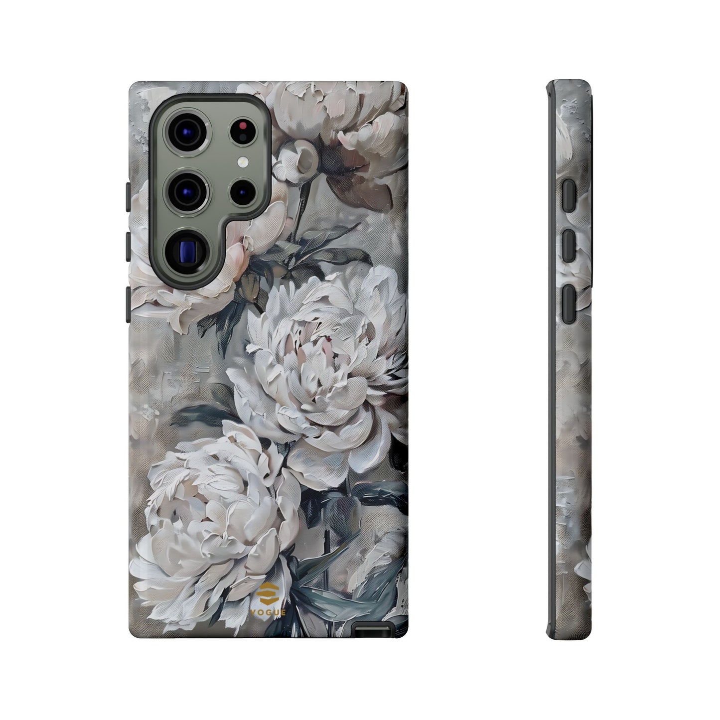 Funda para Samsung con pintura de peonías