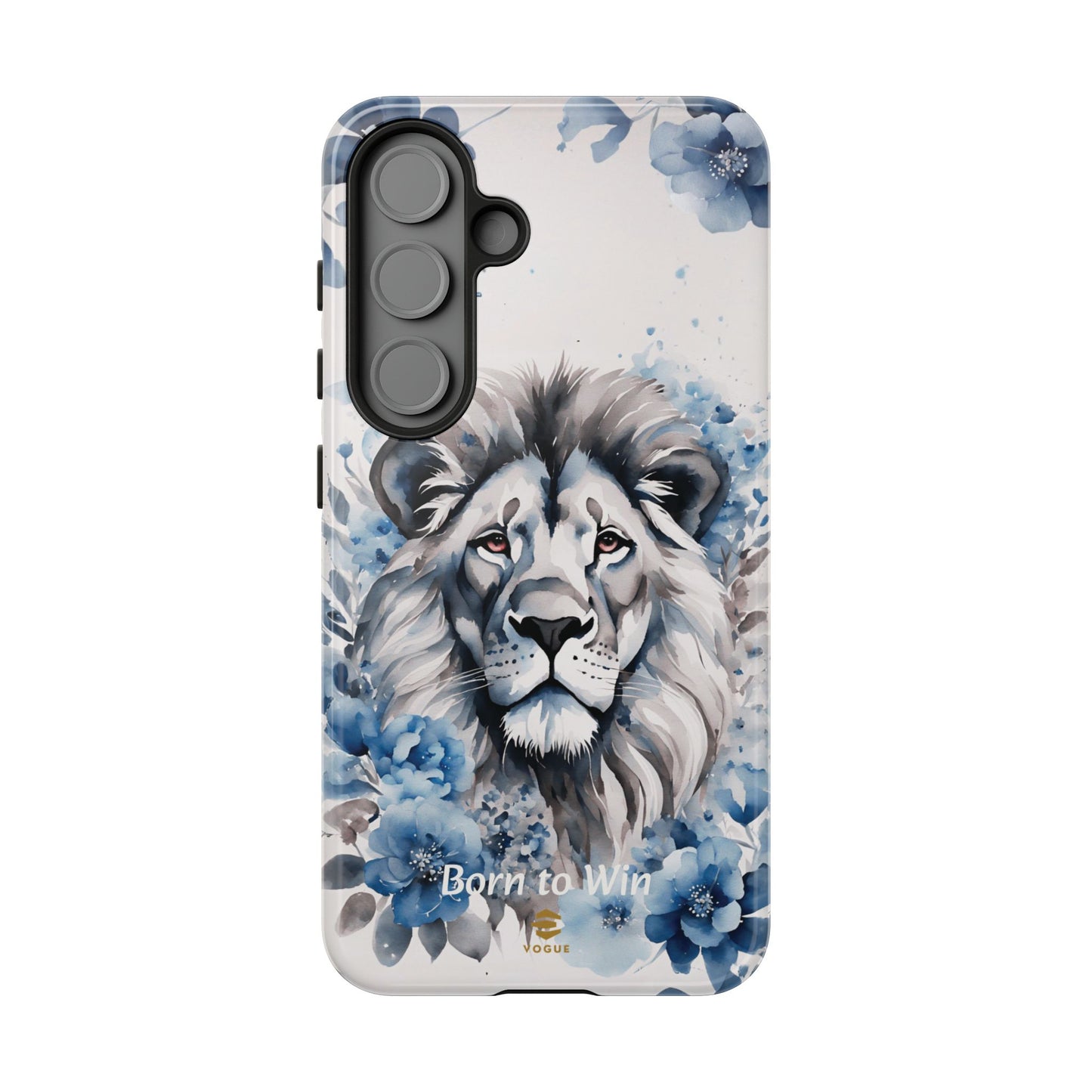 Lion Born to Win Samsung Galaxy Tough Phone Case