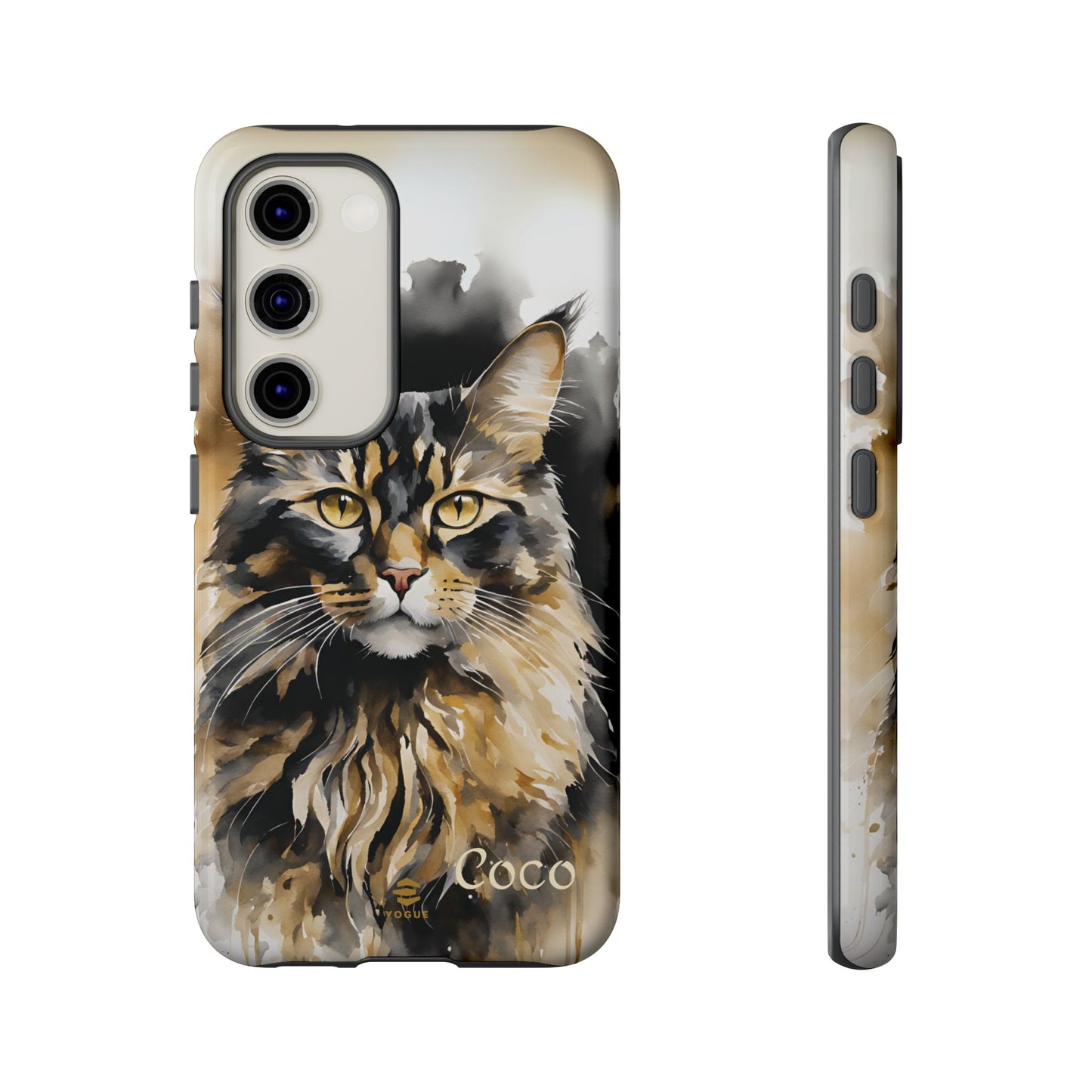 Custom Meow Cat Samsung Galaxy Tough Phone Case