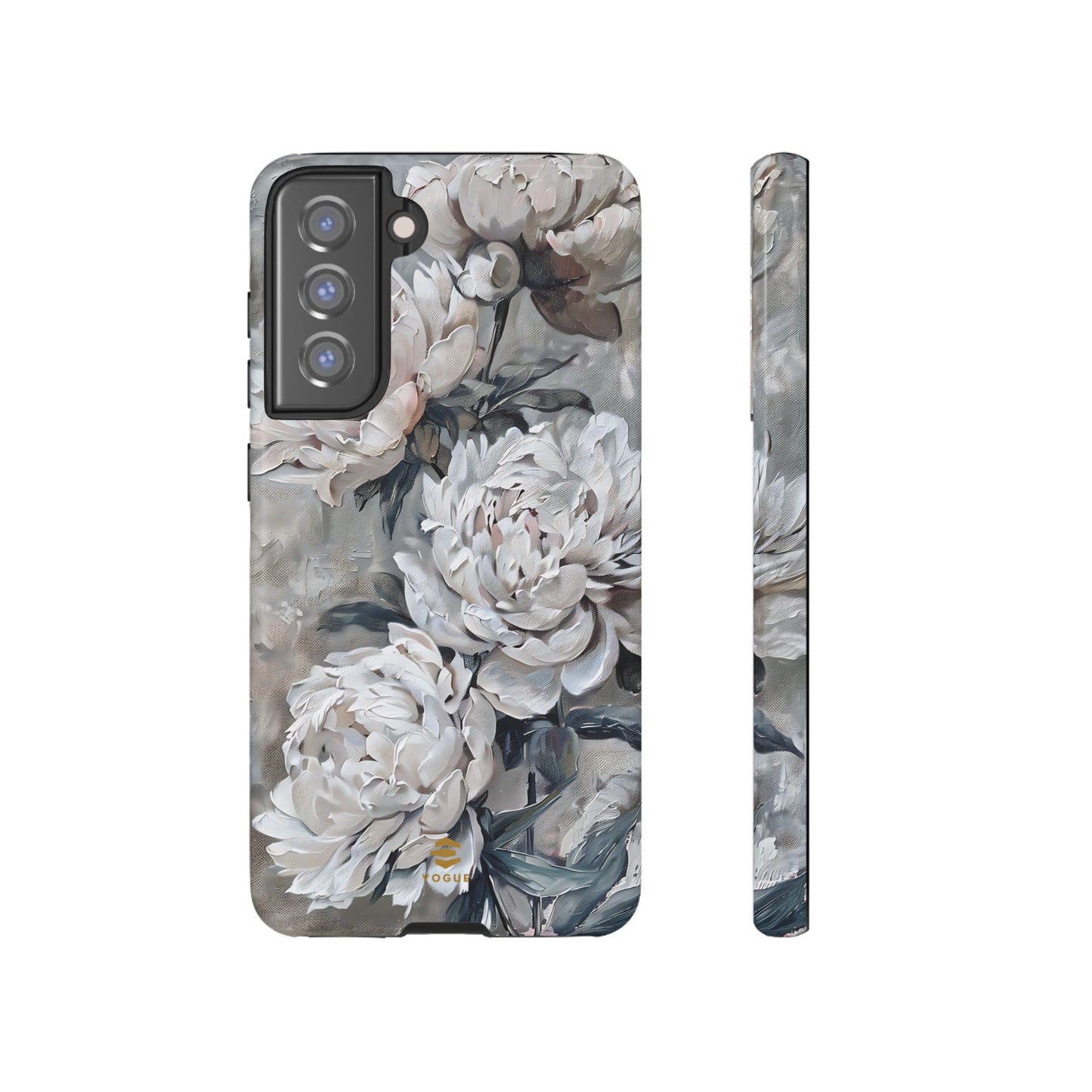 Funda para Samsung con pintura de peonías