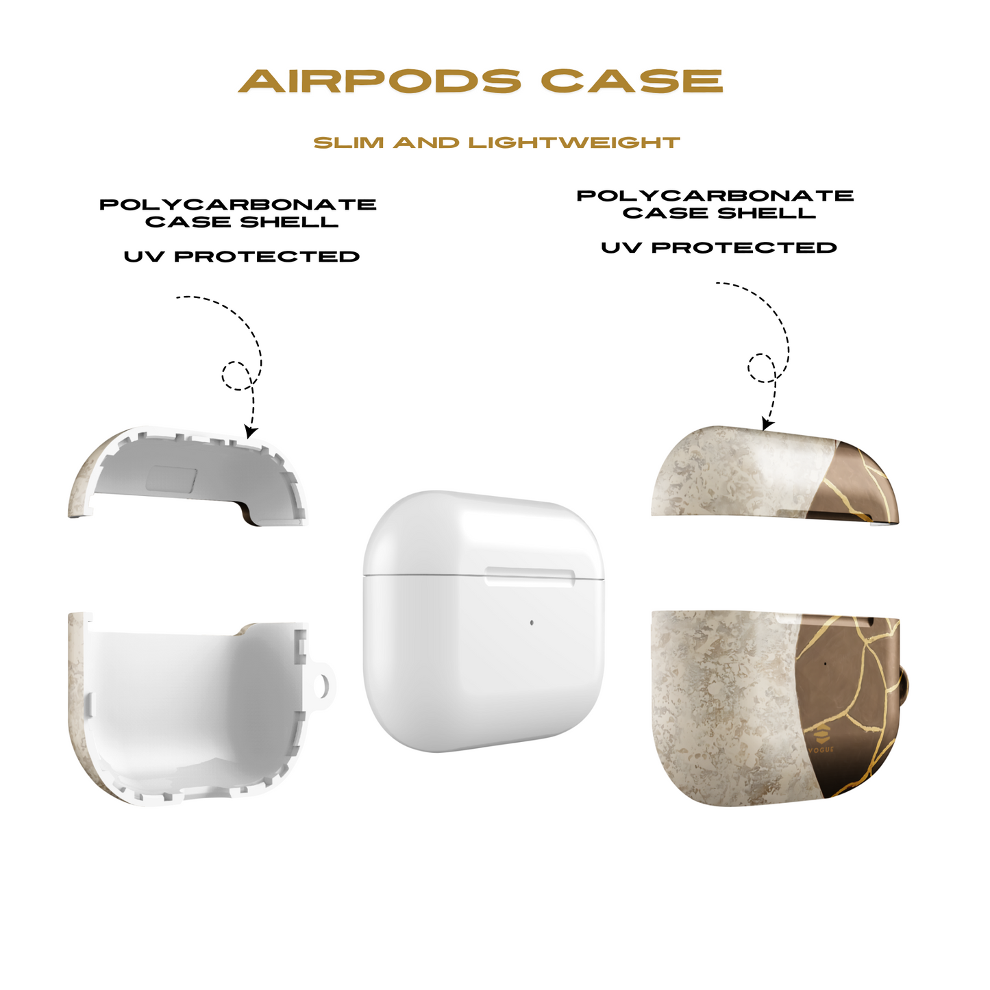 Sandstone Symphony AirPod-Hüllen