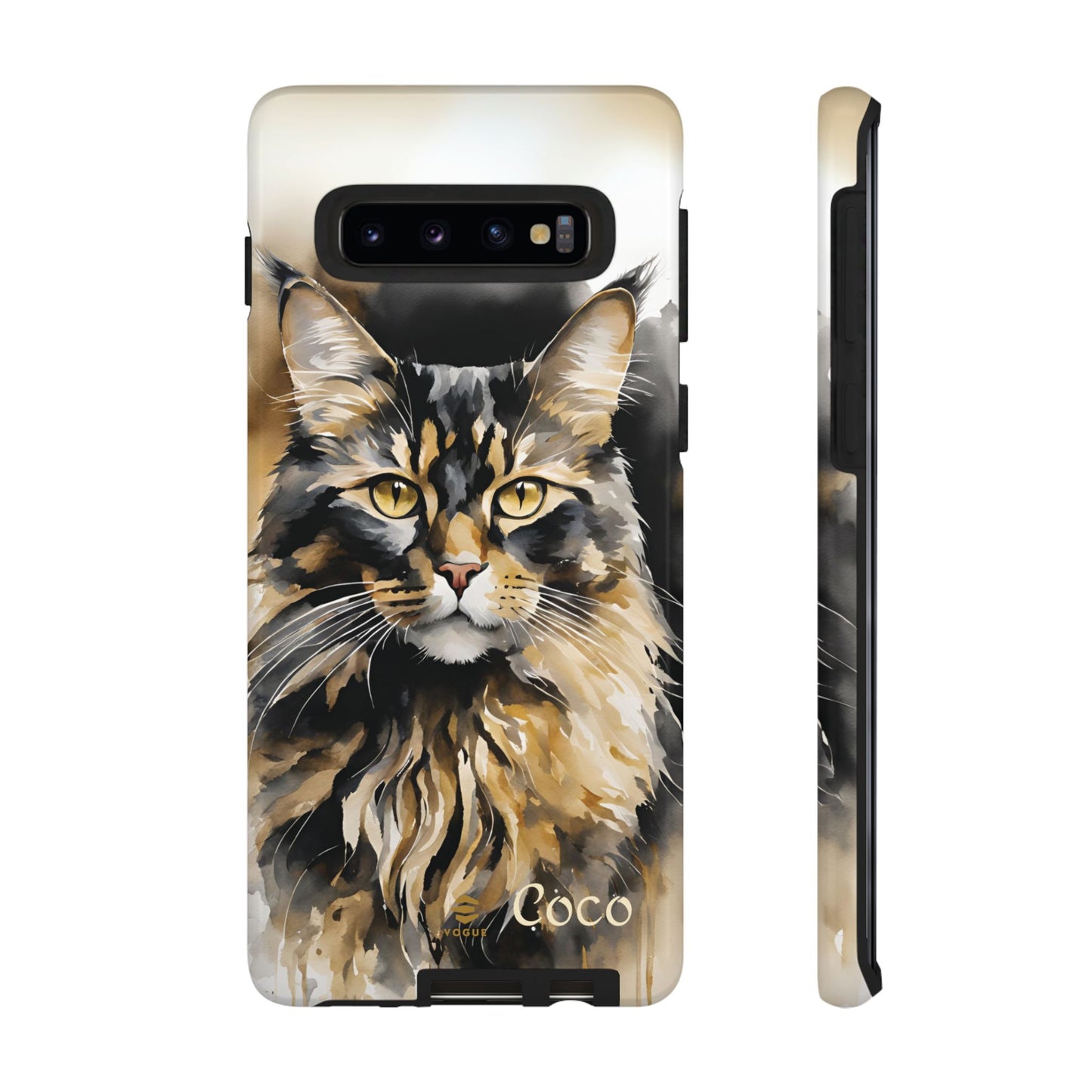 Custom Meow Cat Samsung Galaxy Tough Phone Case
