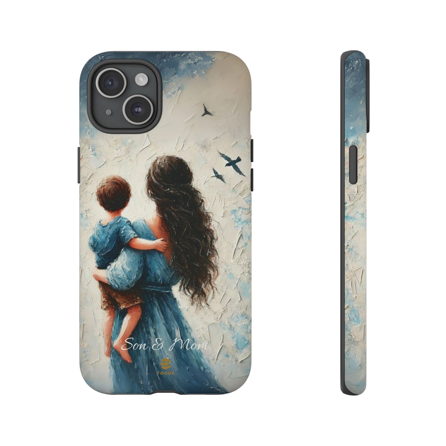 Custom Son & Mom iPhone Tough Case