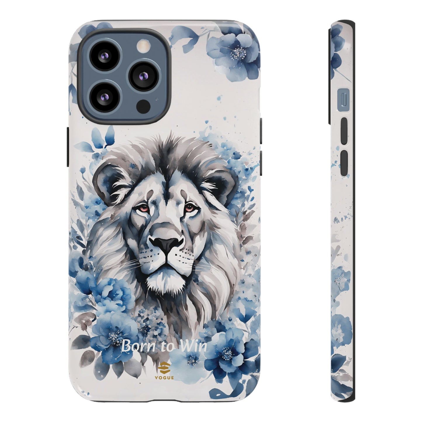 Lion Born to Win iPhone Tough Phone Case