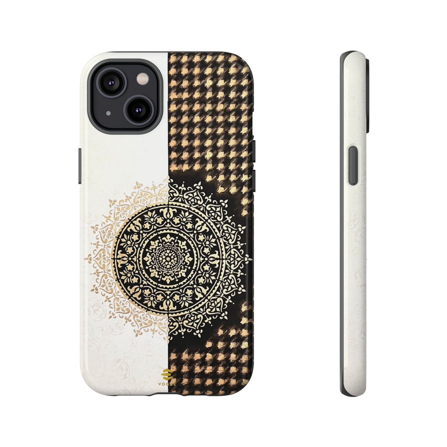 Funda para iPhone con pintura abstracta de mandala