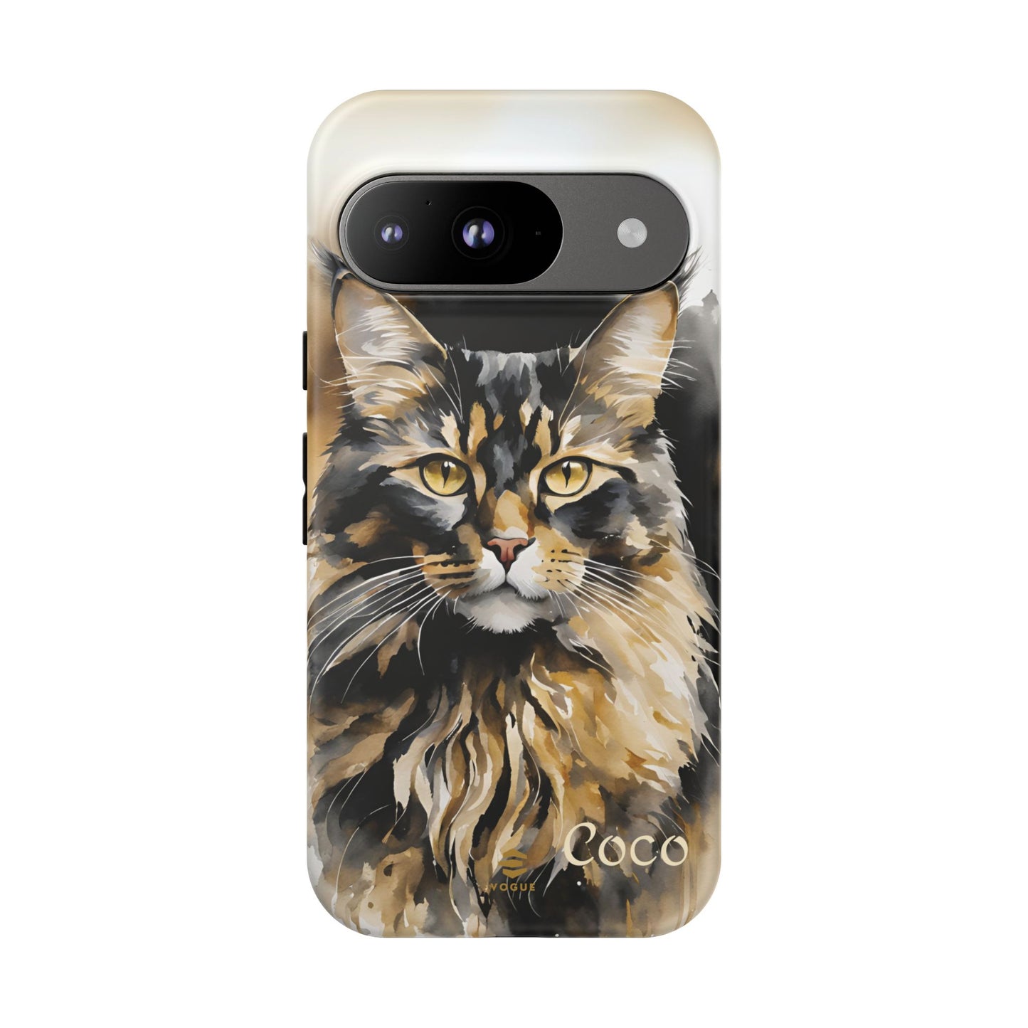 Custom Meow Cat Google Pixel Tough Phone Case