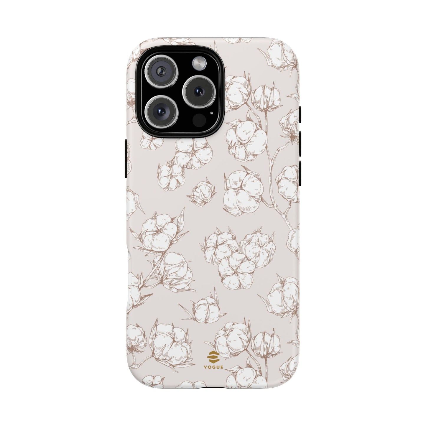Funda para iPhone con diseño de campo de algodón