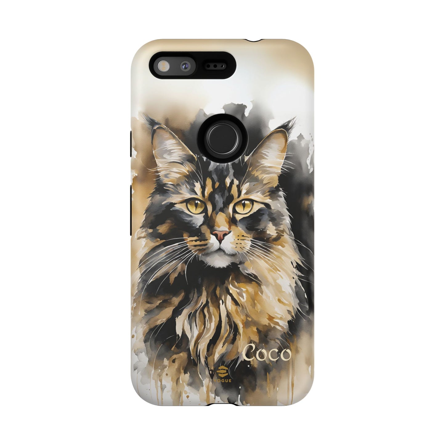 Custom Meow Cat Google Pixel Tough Phone Case