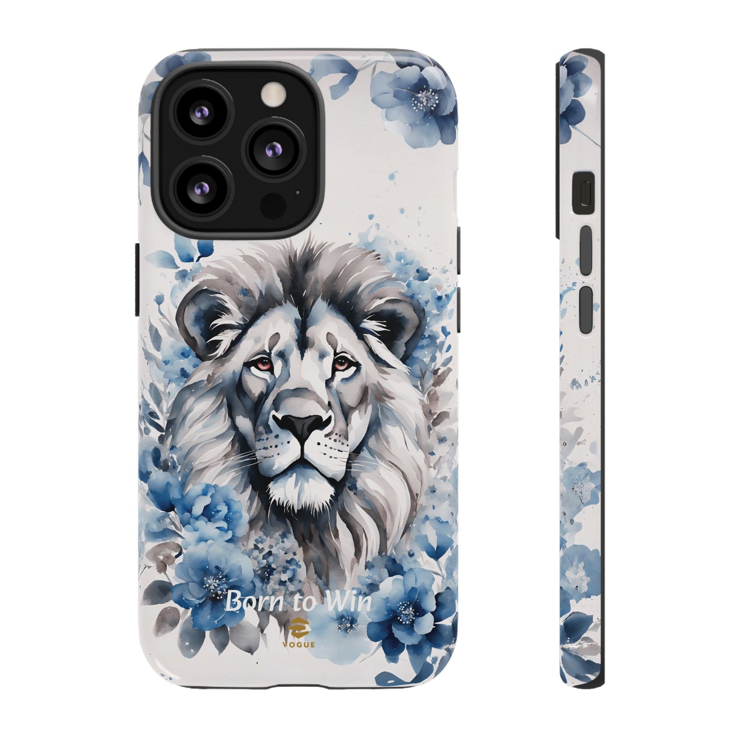 Lion Born to Win iPhone Tough Phone Case