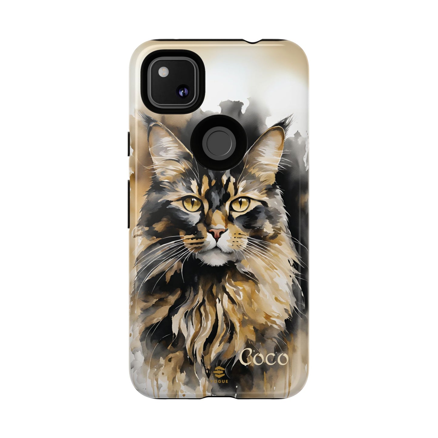 Custom Meow Cat Google Pixel Tough Phone Case