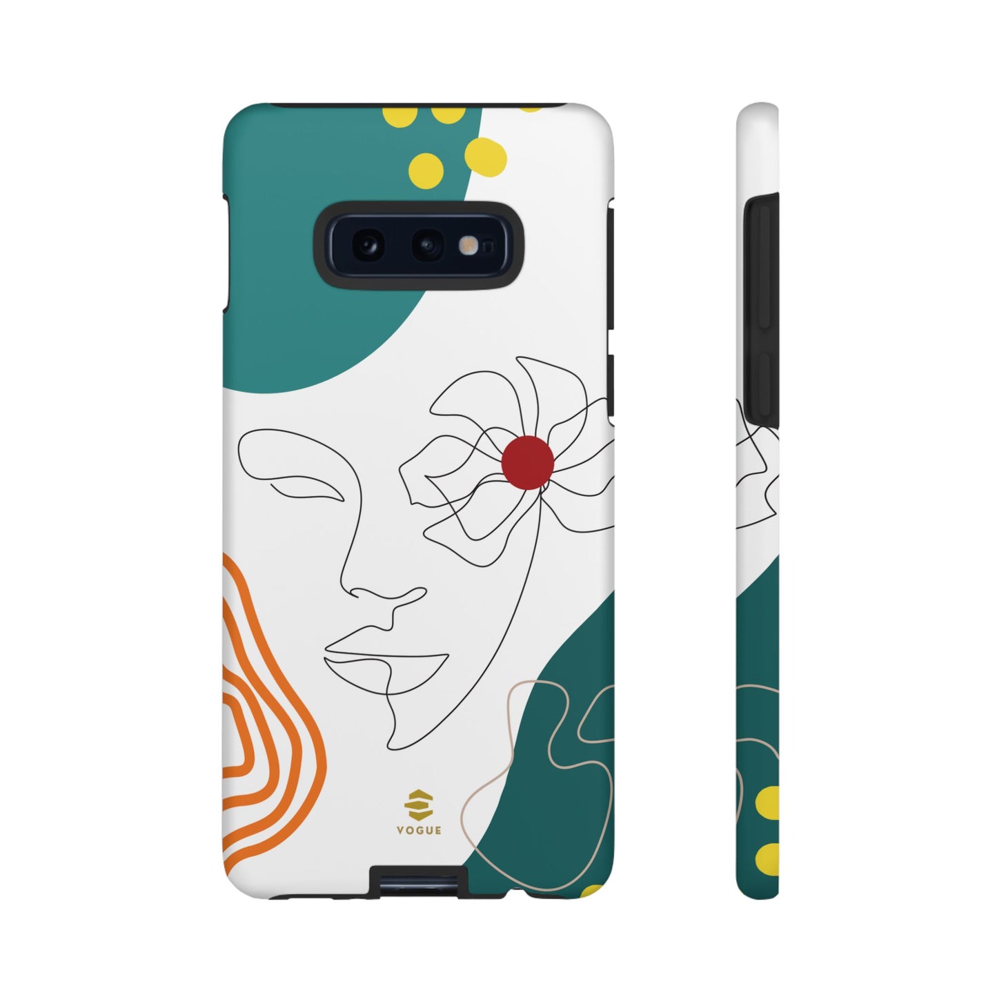 Women Face Line Art Phone Case Samsung