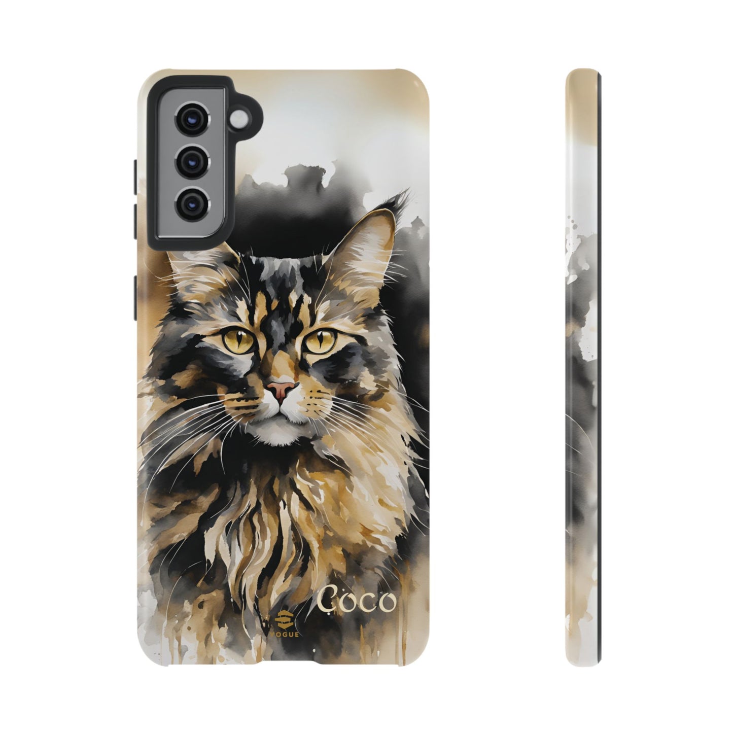Custom Meow Cat Samsung Galaxy Tough Phone Case