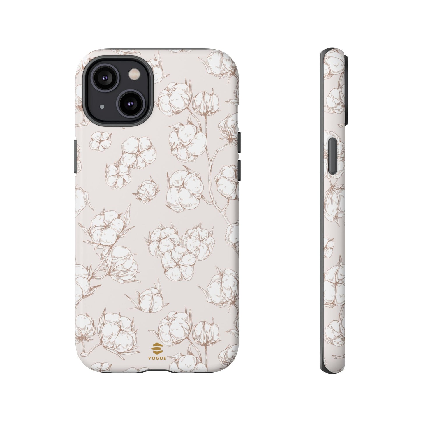 Funda para iPhone con diseño de campo de algodón