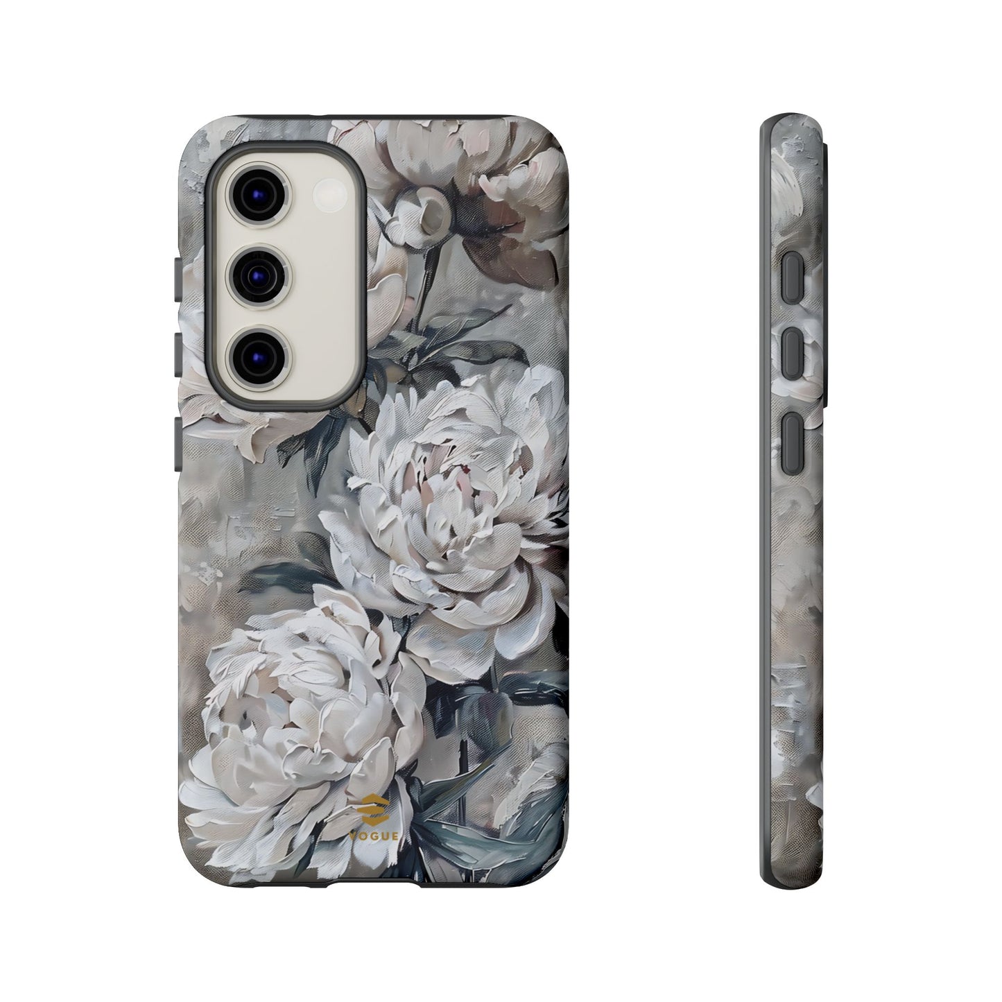 Funda para Samsung con pintura de peonías