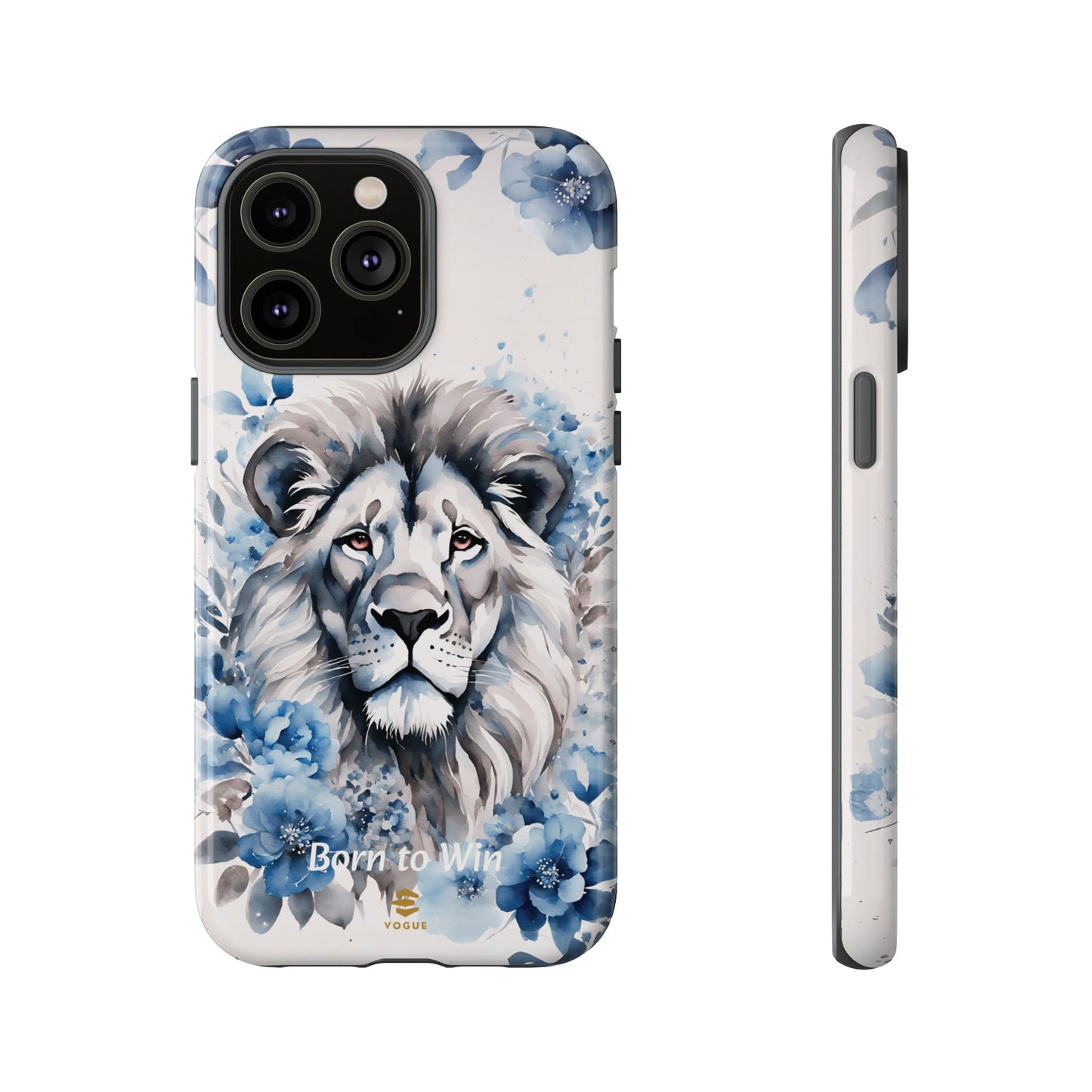 Lion Born to Win iPhone Tough Phone Case