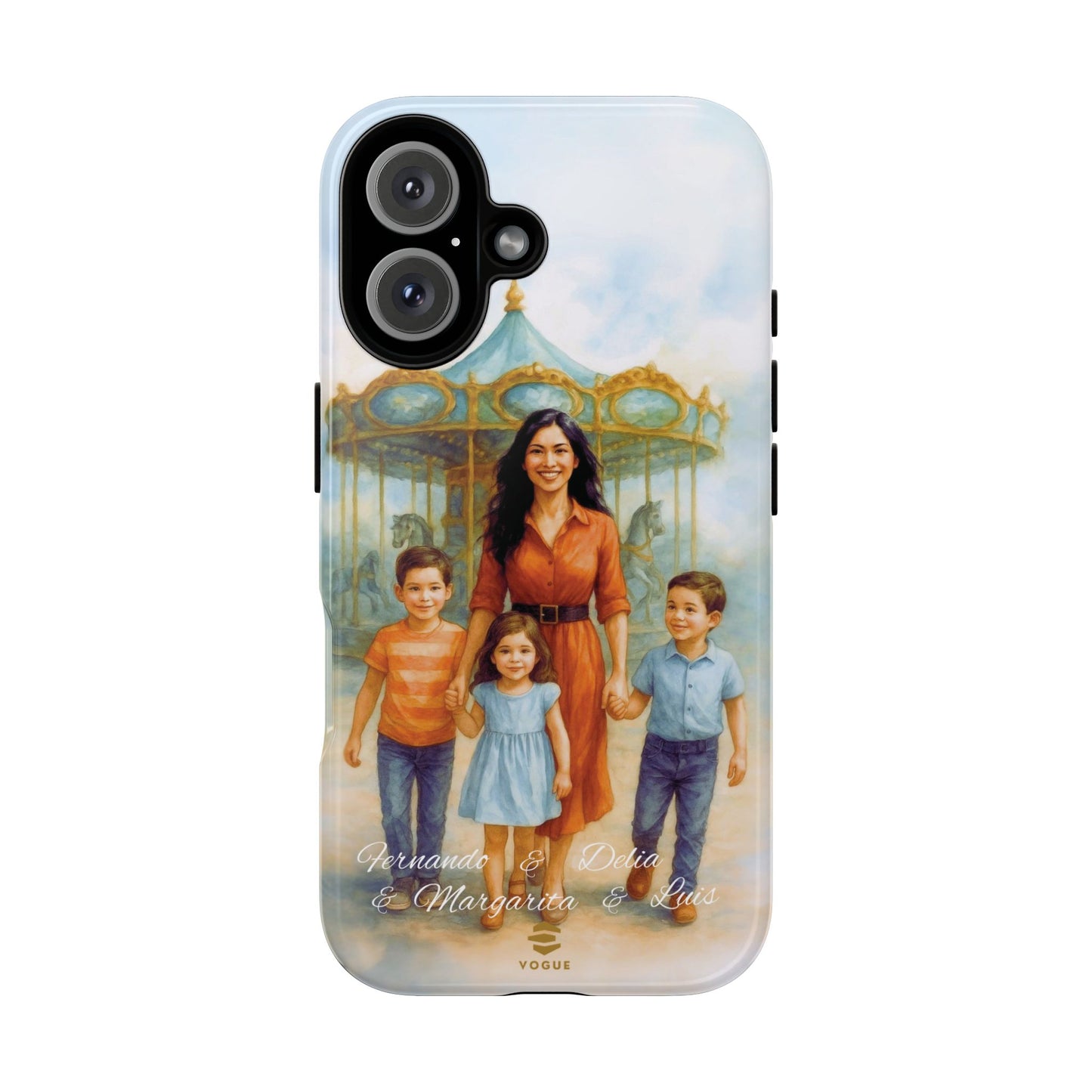 Custom Fun Family Day Phone Case for iPhone