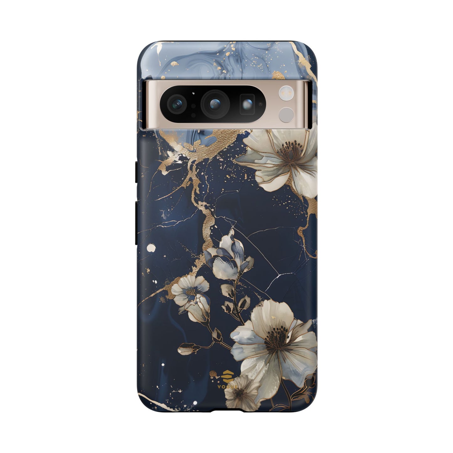 Funda para Google con diseño floral de mármol