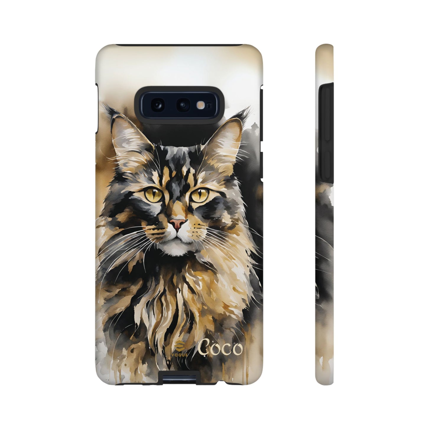 Custom Meow Cat Samsung Galaxy Tough Phone Case