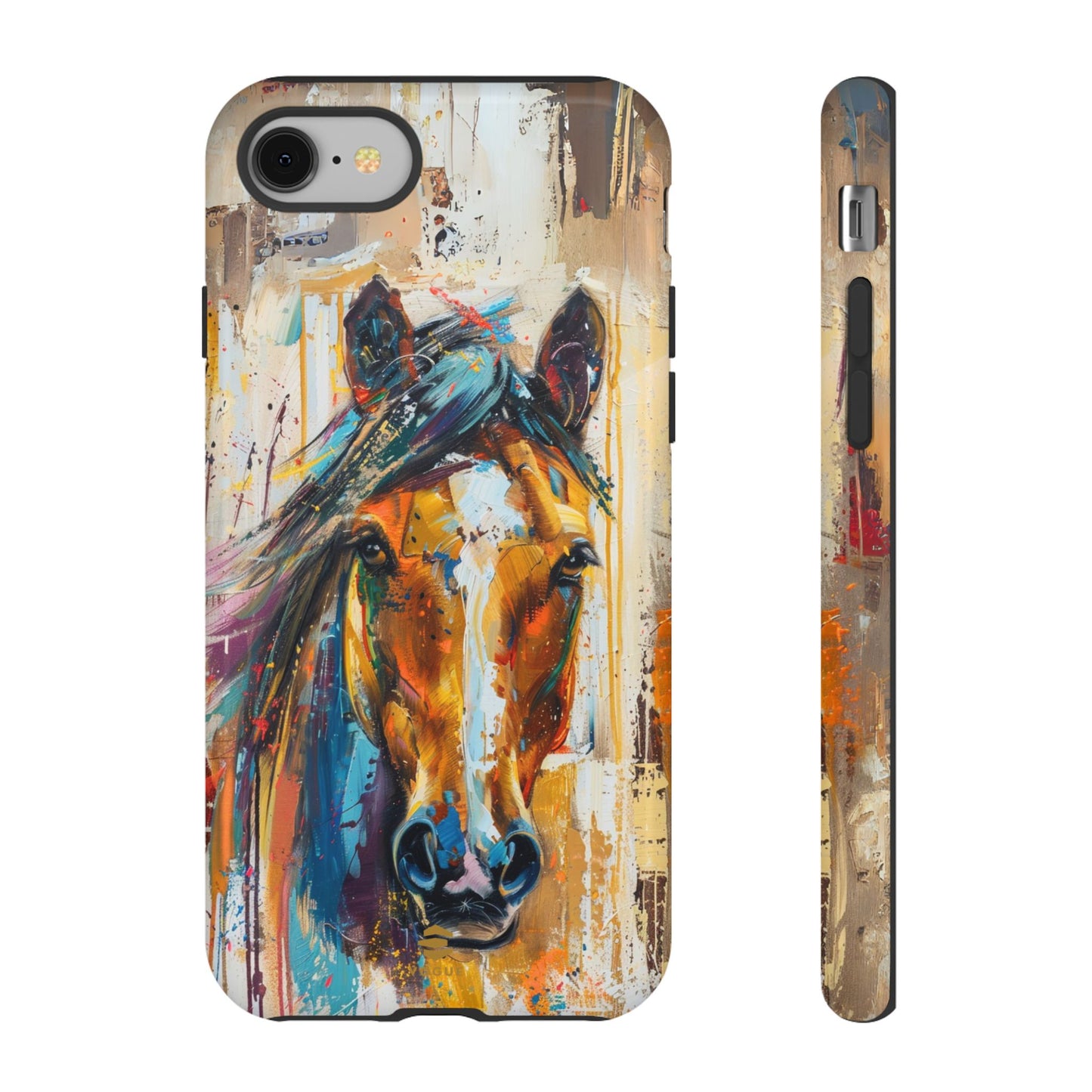 Horse Art iPhone Case - Brown - Though Phone Case