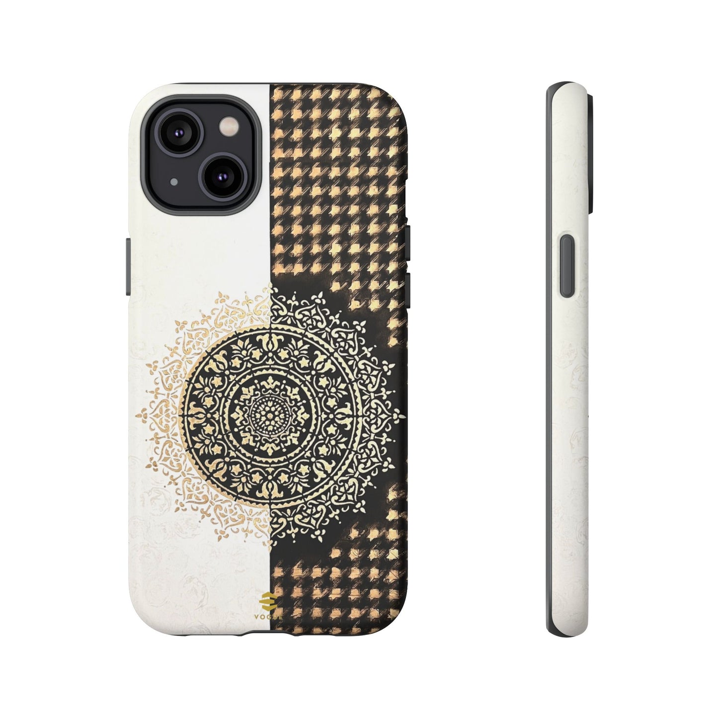 Funda para iPhone con pintura abstracta de mandala