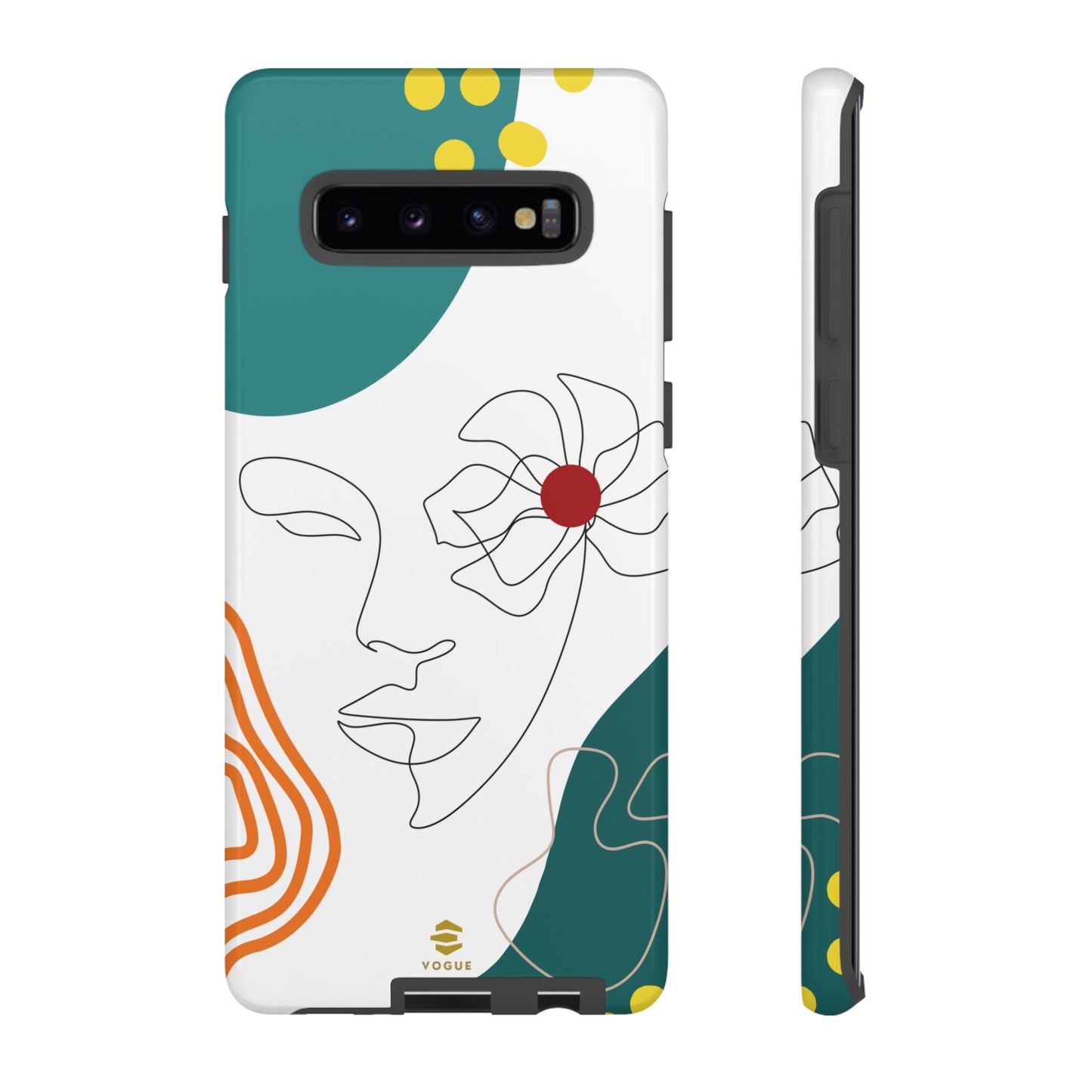 Women Face Line Art Phone Case Samsung