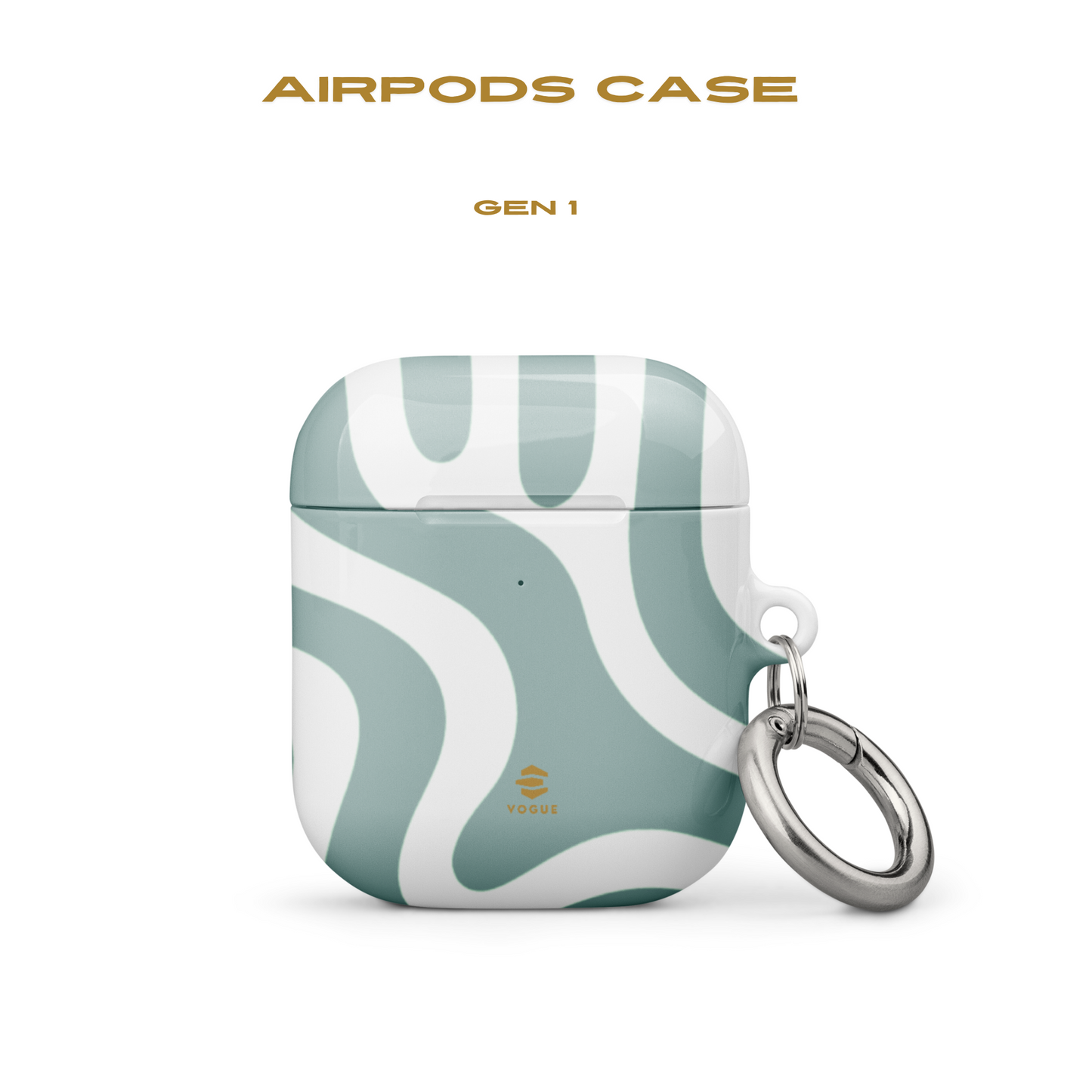 Verrückte abstrakte Linien AirPod Hüllen