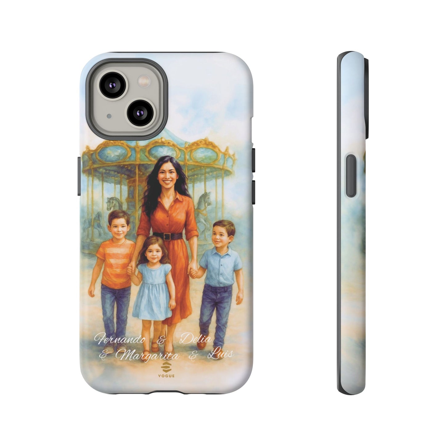 Custom Fun Family Day Phone Case for iPhone