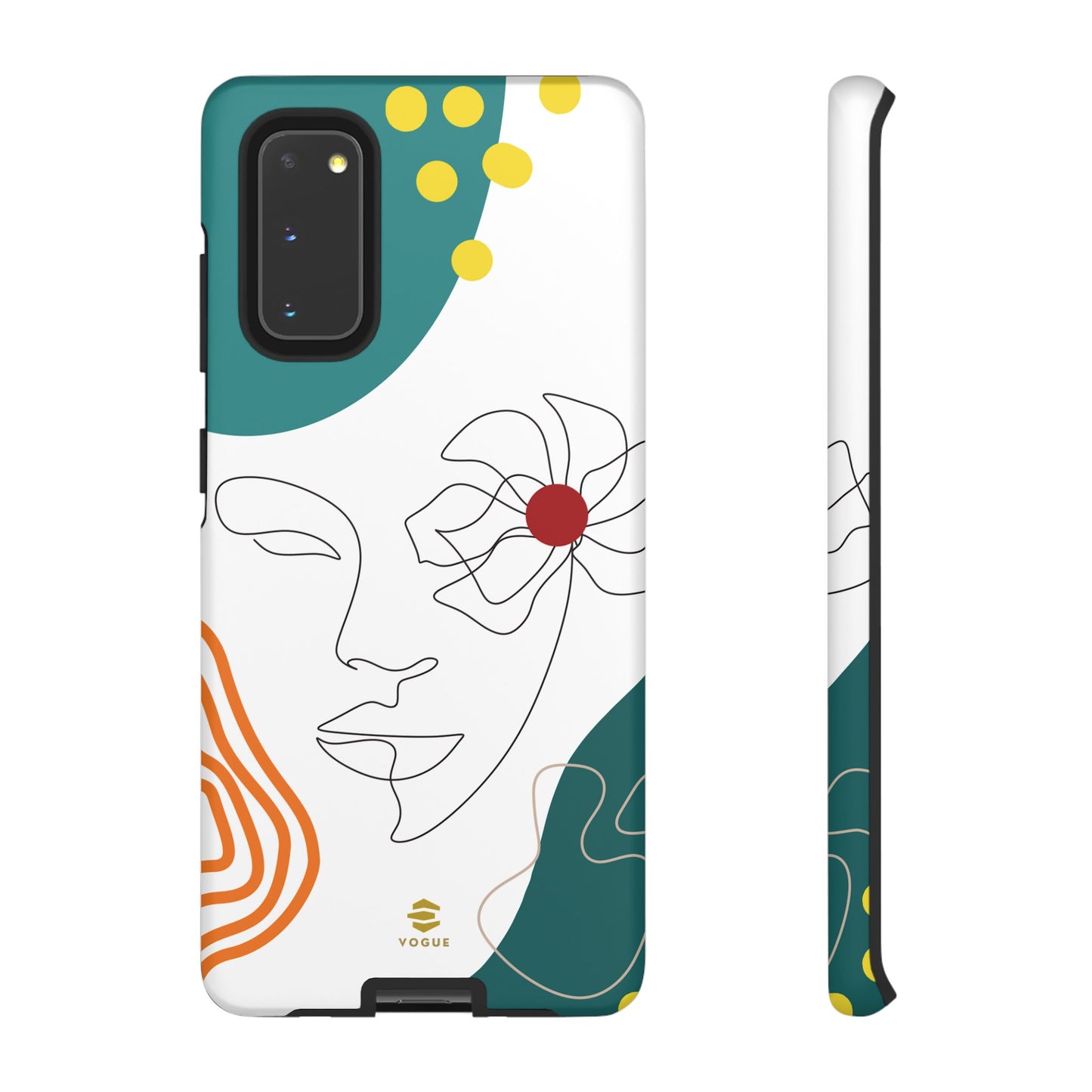 Women Face Line Art Phone Case Samsung