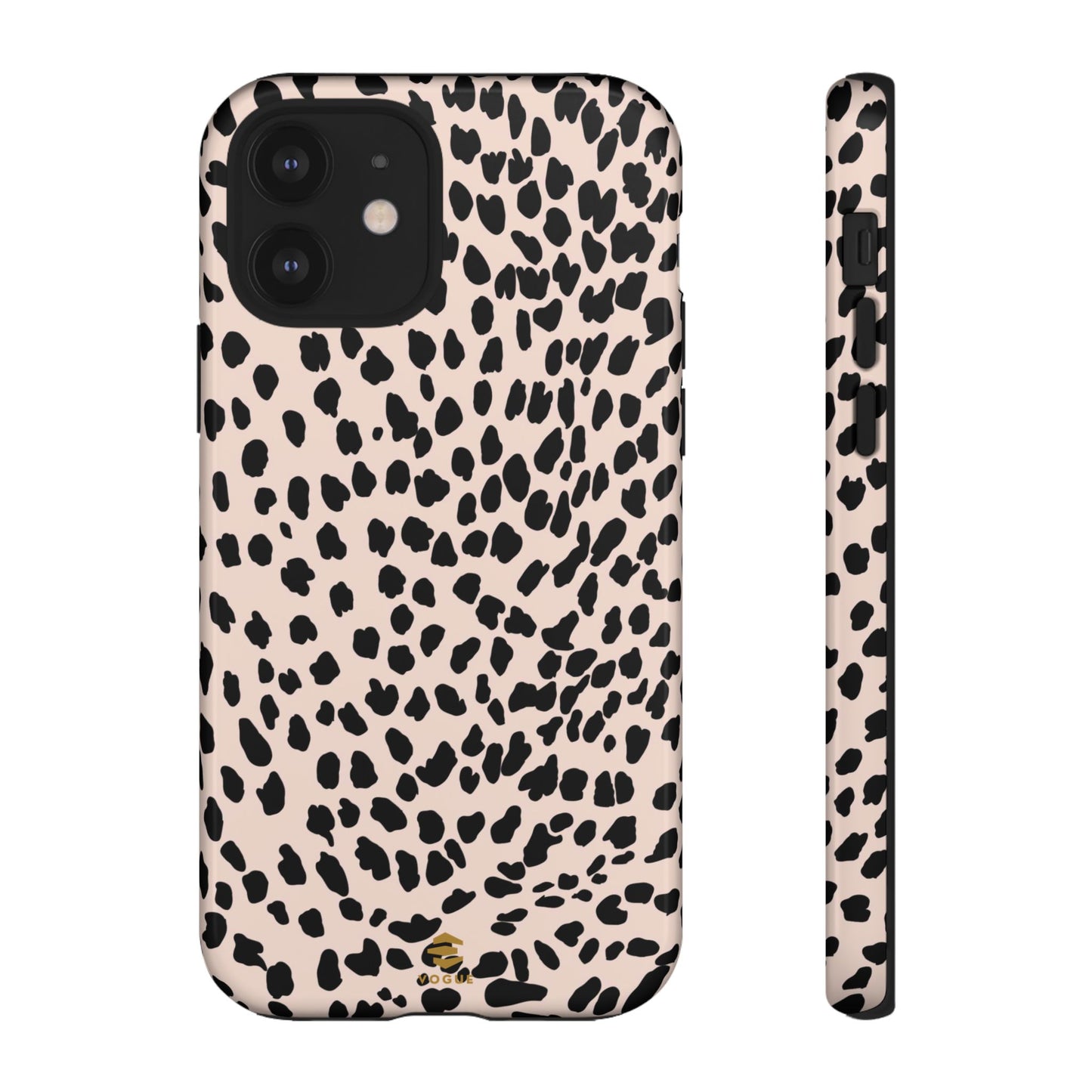 iPhone-Hülle mit Animalprint in Nude