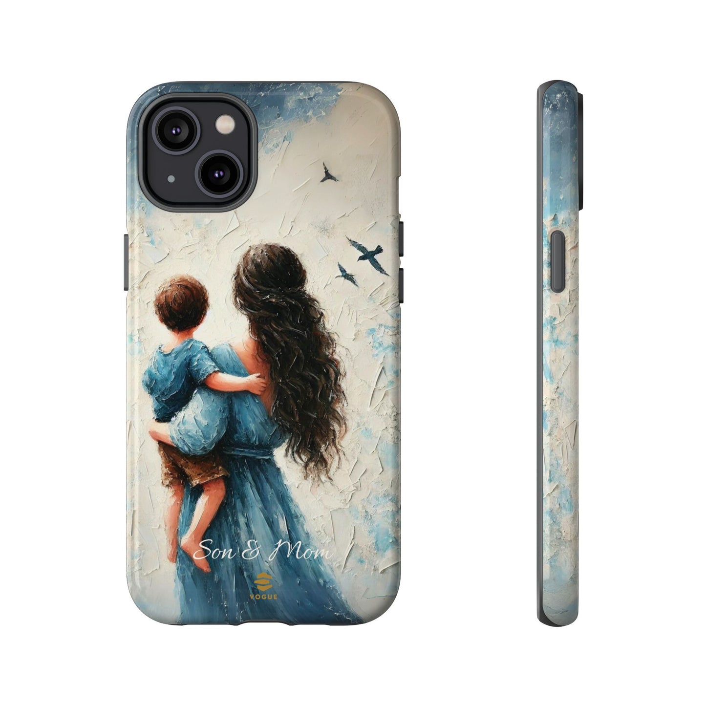 Custom Son & Mom iPhone Tough Case