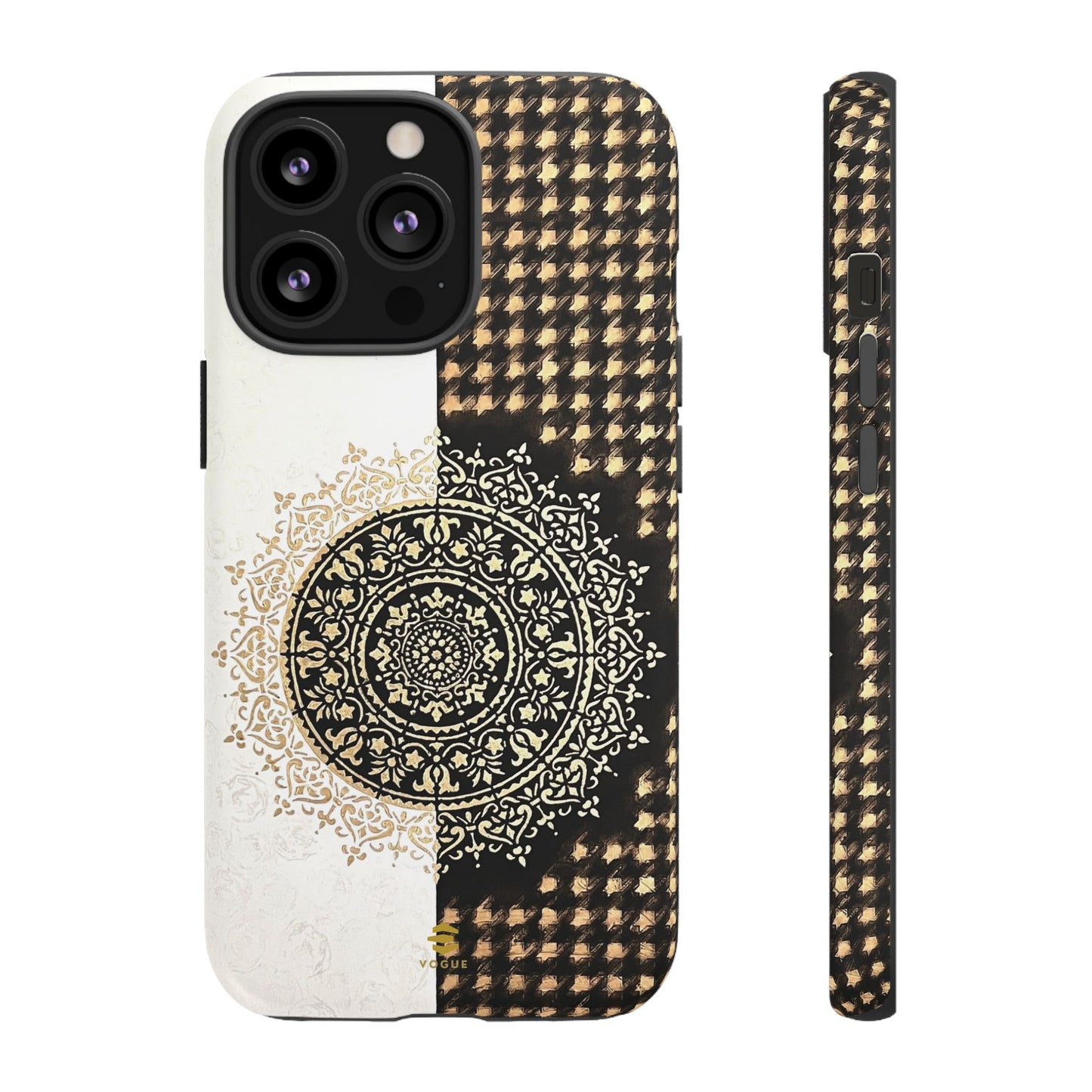 Funda para iPhone con pintura abstracta de mandala
