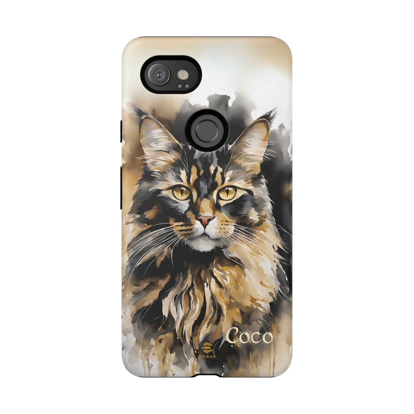 Custom Meow Cat Google Pixel Tough Phone Case