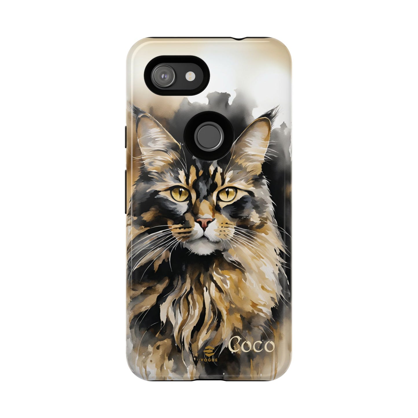 Custom Meow Cat Google Pixel Tough Phone Case